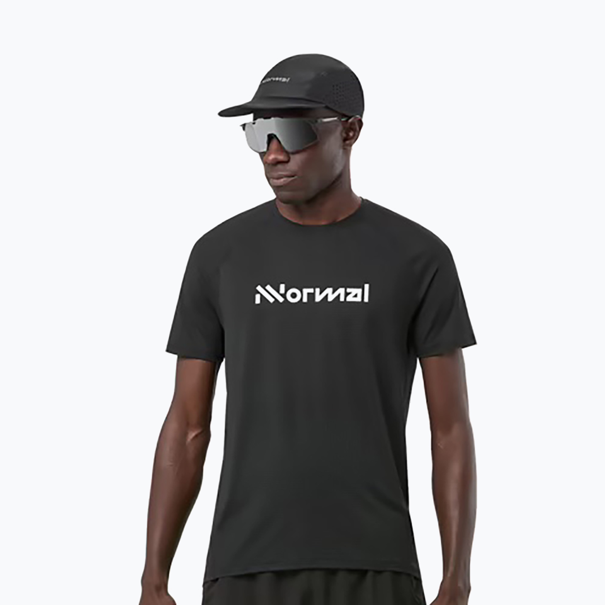 Koszulka do biegania męska NNormal Race black 