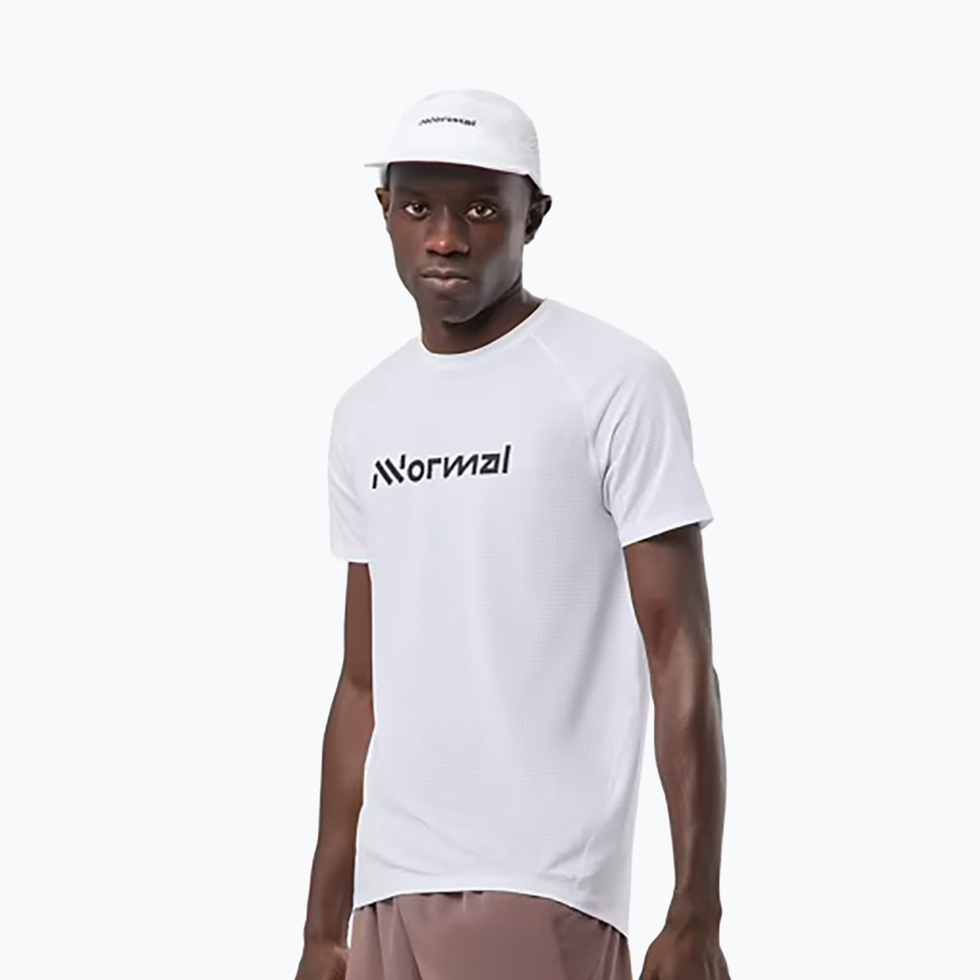 Koszulka do biegania męska NNormal Race white 