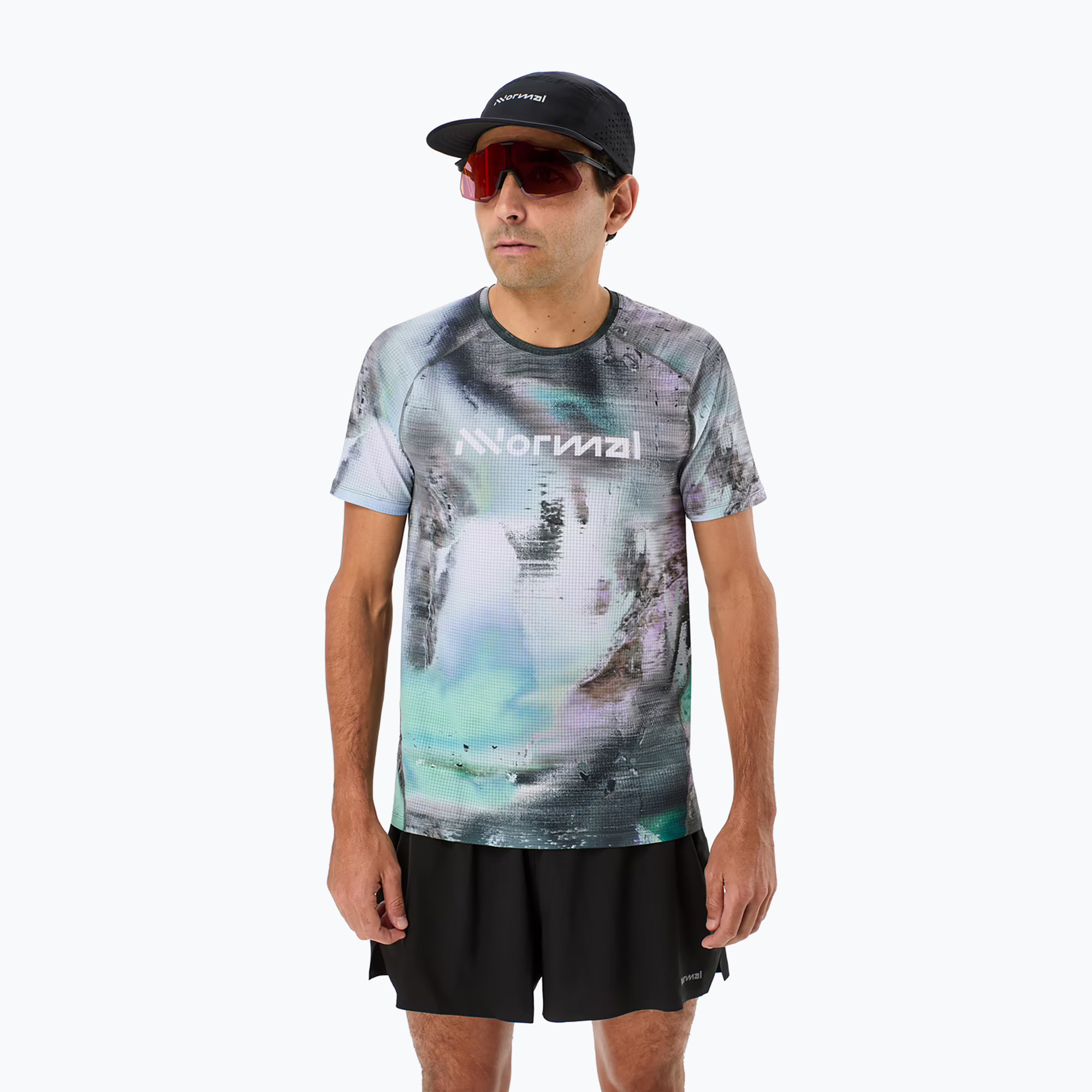 Koszulka do biegania męska NNormal Race multicolor 