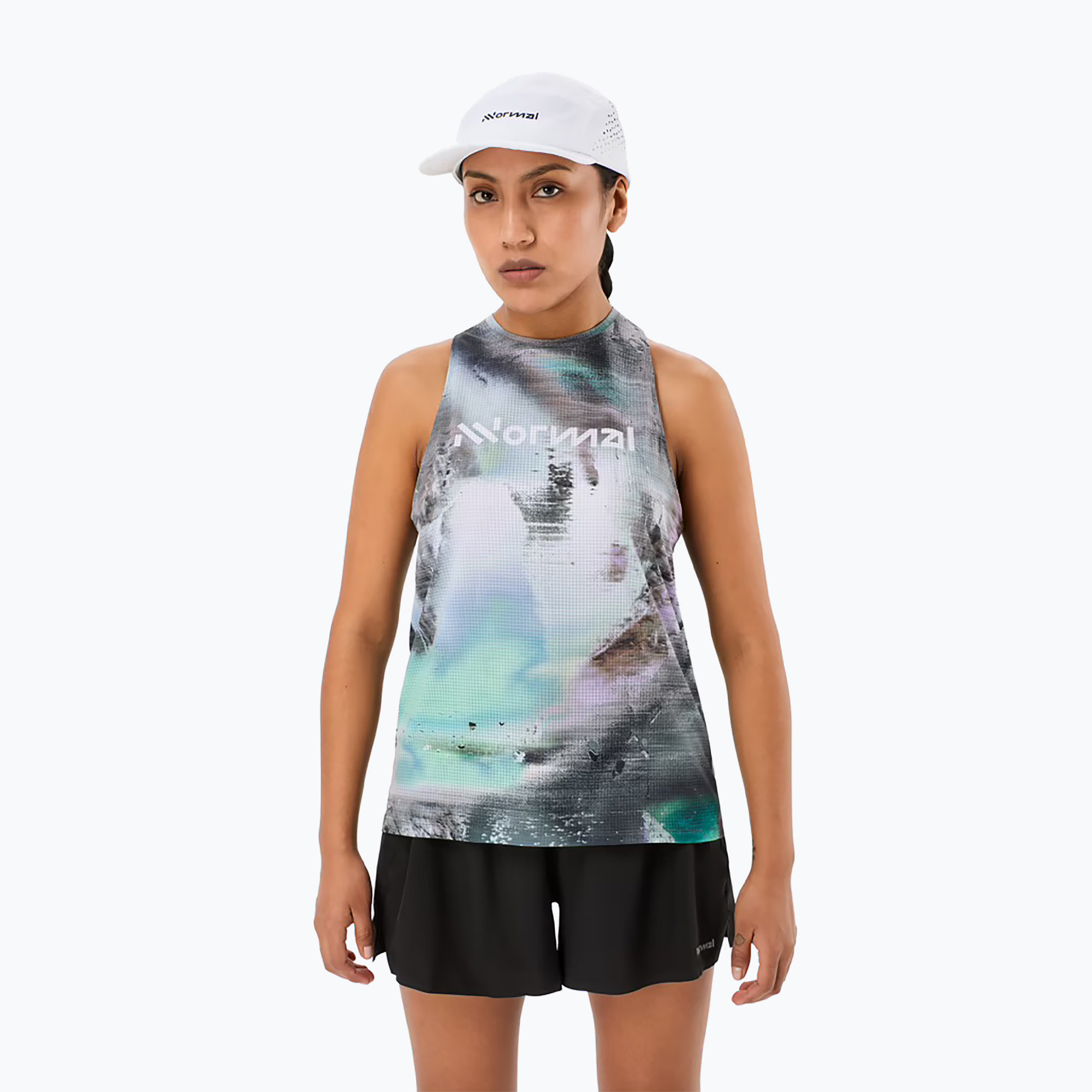 Koszulka do biegania damska NNormal Race Tank multicolor 