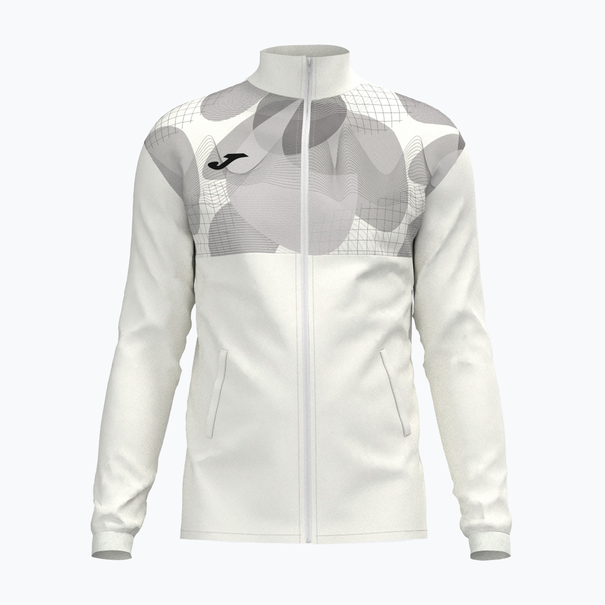 Bluza tenisowa męska Joma Court Full Zip white | WYSYŁKA W 24H | 30 DNI NA ZWROT