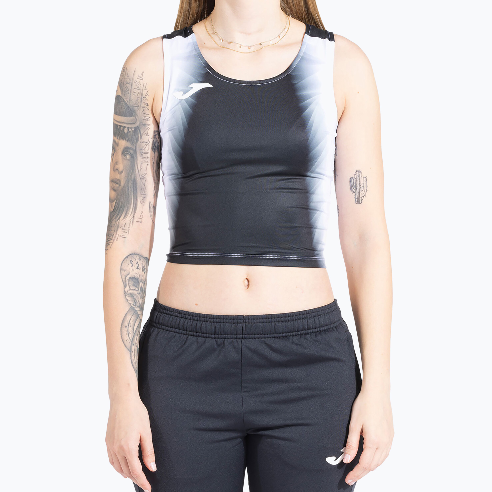 Top do biegania damski Joma Elite XI Top black/white 