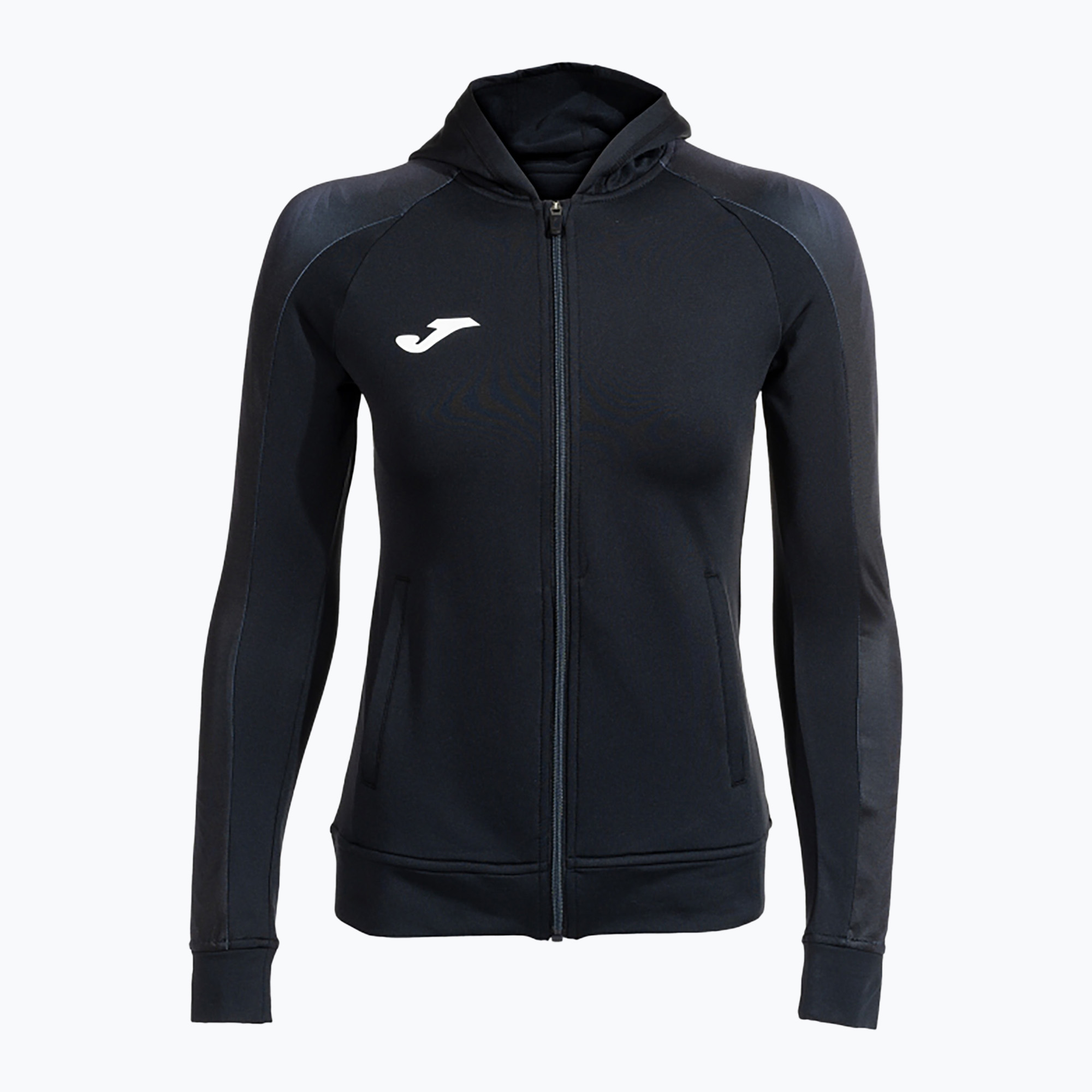 Bluza do biegania damska Joma Elite XI Hoodie black/anthracite 