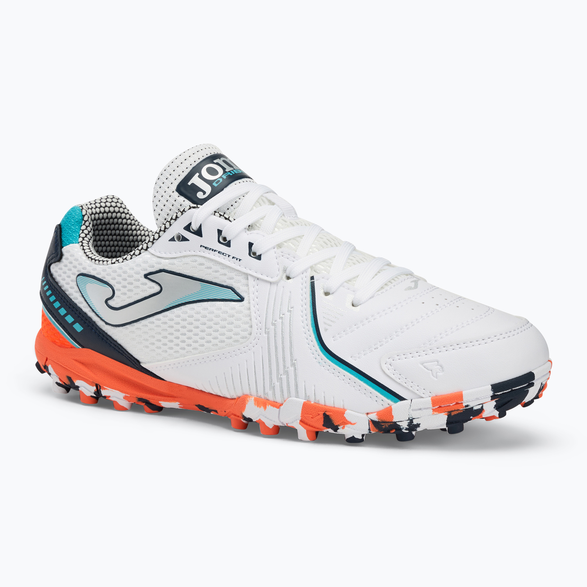 Фото - Футбольні бутси Joma Buty piłkarskie męskie  Dribling TF white/orange | WYSYŁKA W 24H | 30 DNI NA ZWROT 