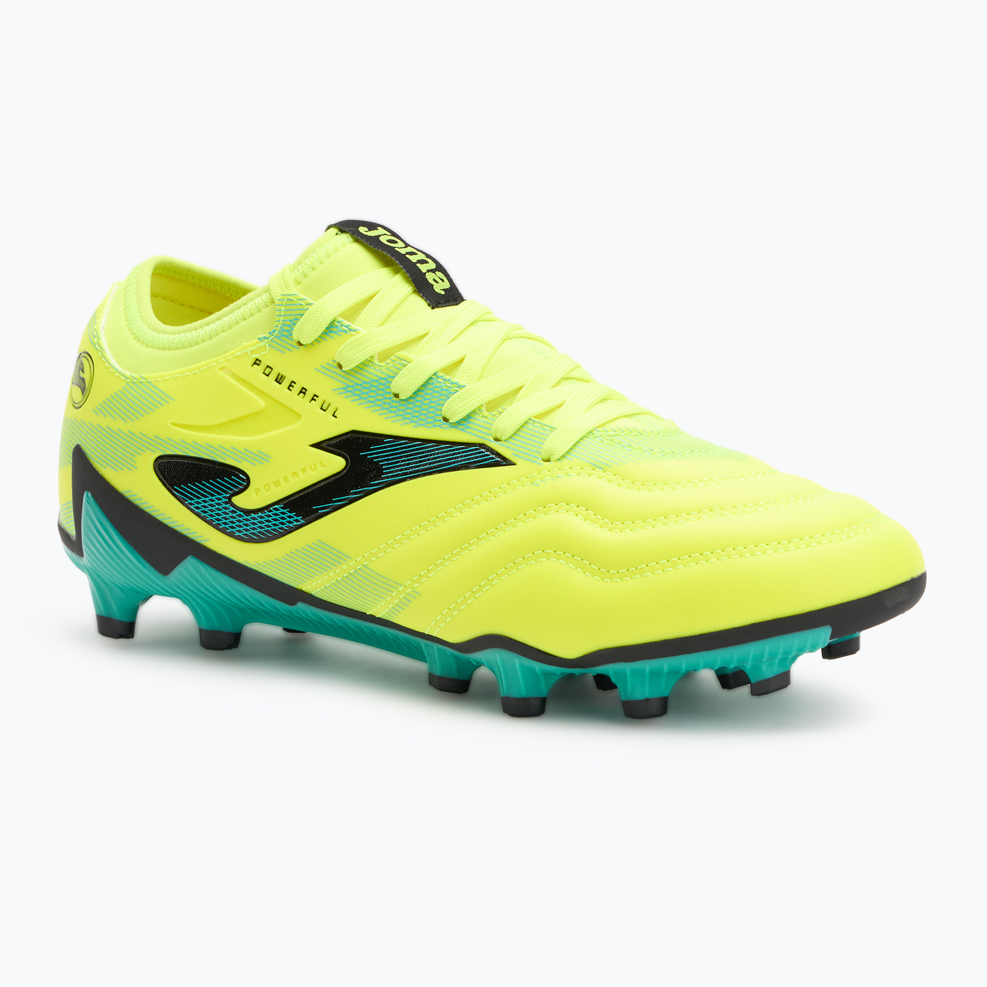 Buty piłkarskie męskie Joma Powerful FG lemon fluor/turquoise | WYSYŁKA W 24H | 30 DNI NA ZWROT