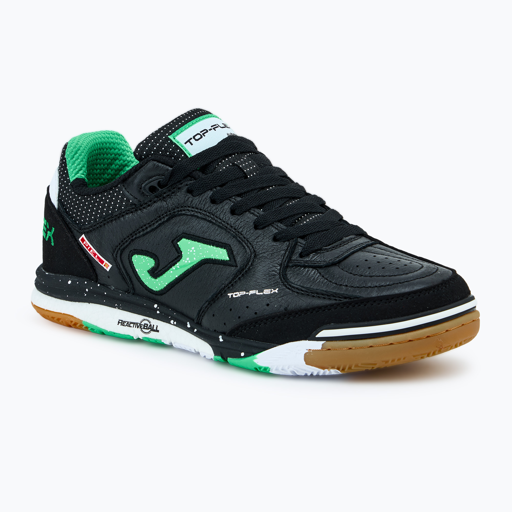 Buty piłkarskie męskie Joma Top Flex Rebound IN black/green | WYSYŁKA W 24H | 30 DNI NA ZWROT