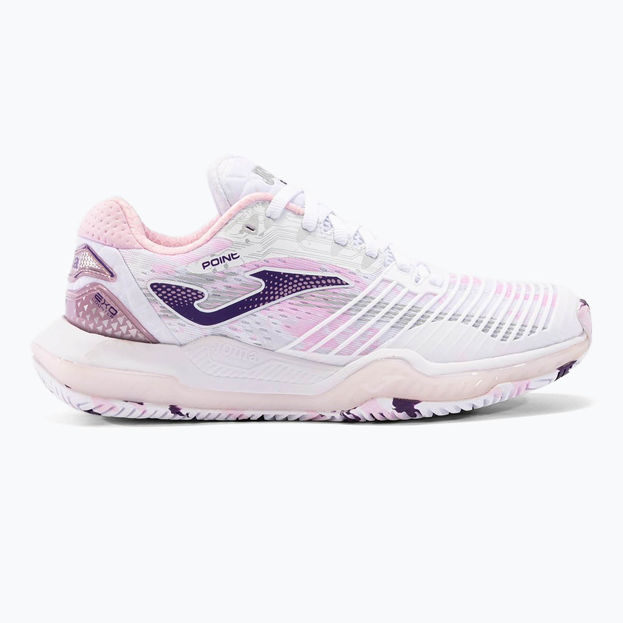 Buty do tenisa damskie Joma Point Lady AC white/pink 