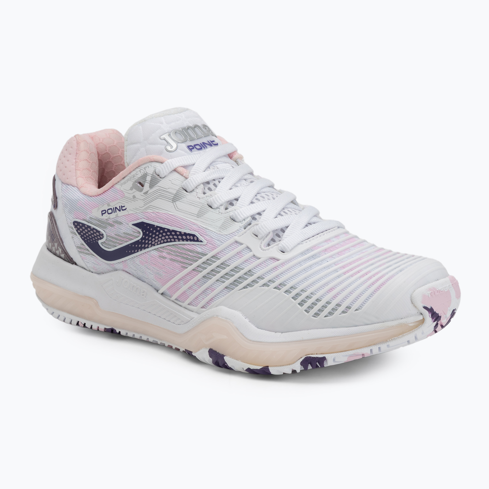 Buty do tenisa damskie Joma Point Lady AC white/pink 