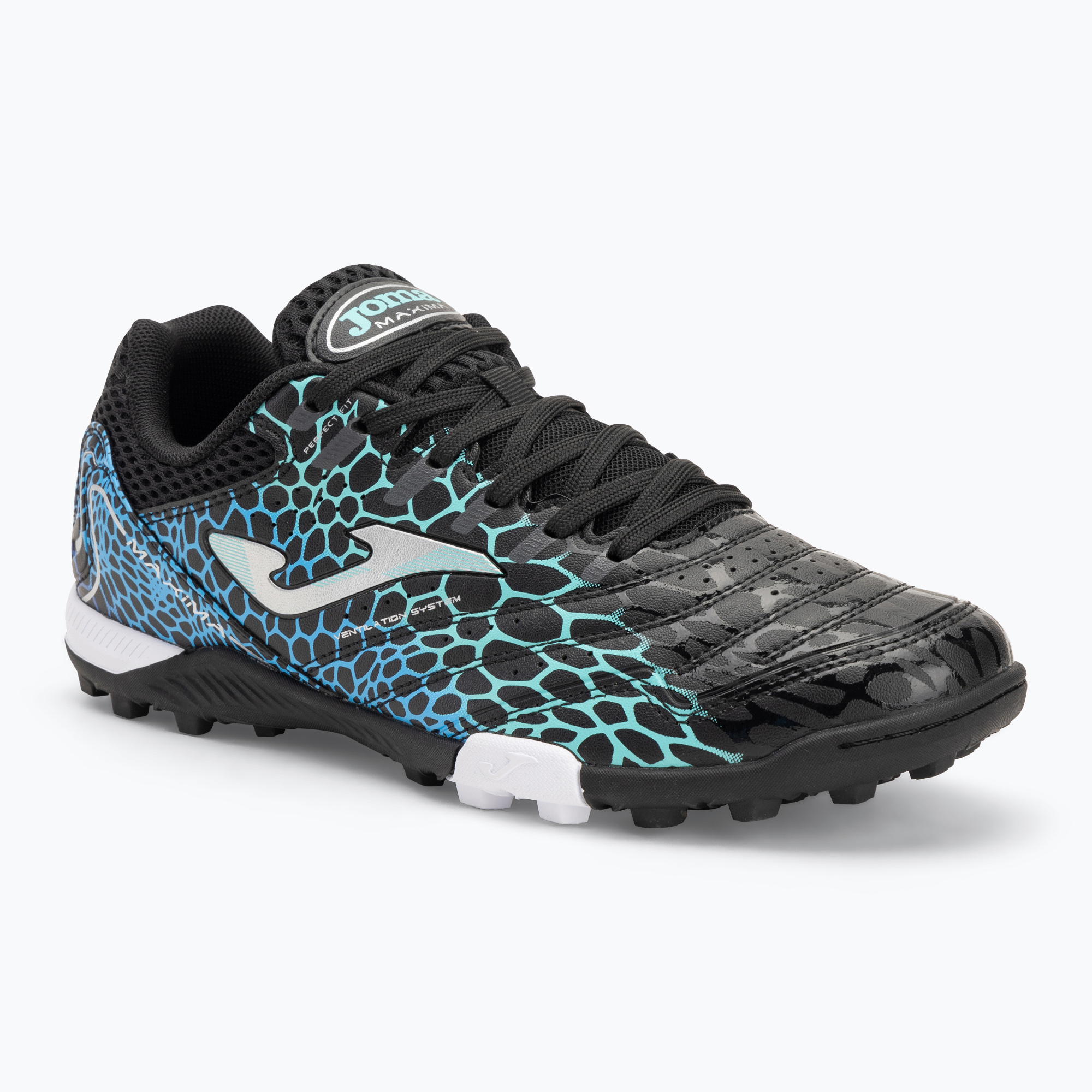 Buty piłkarskie męskie Joma Maxima TF black/turquoise 