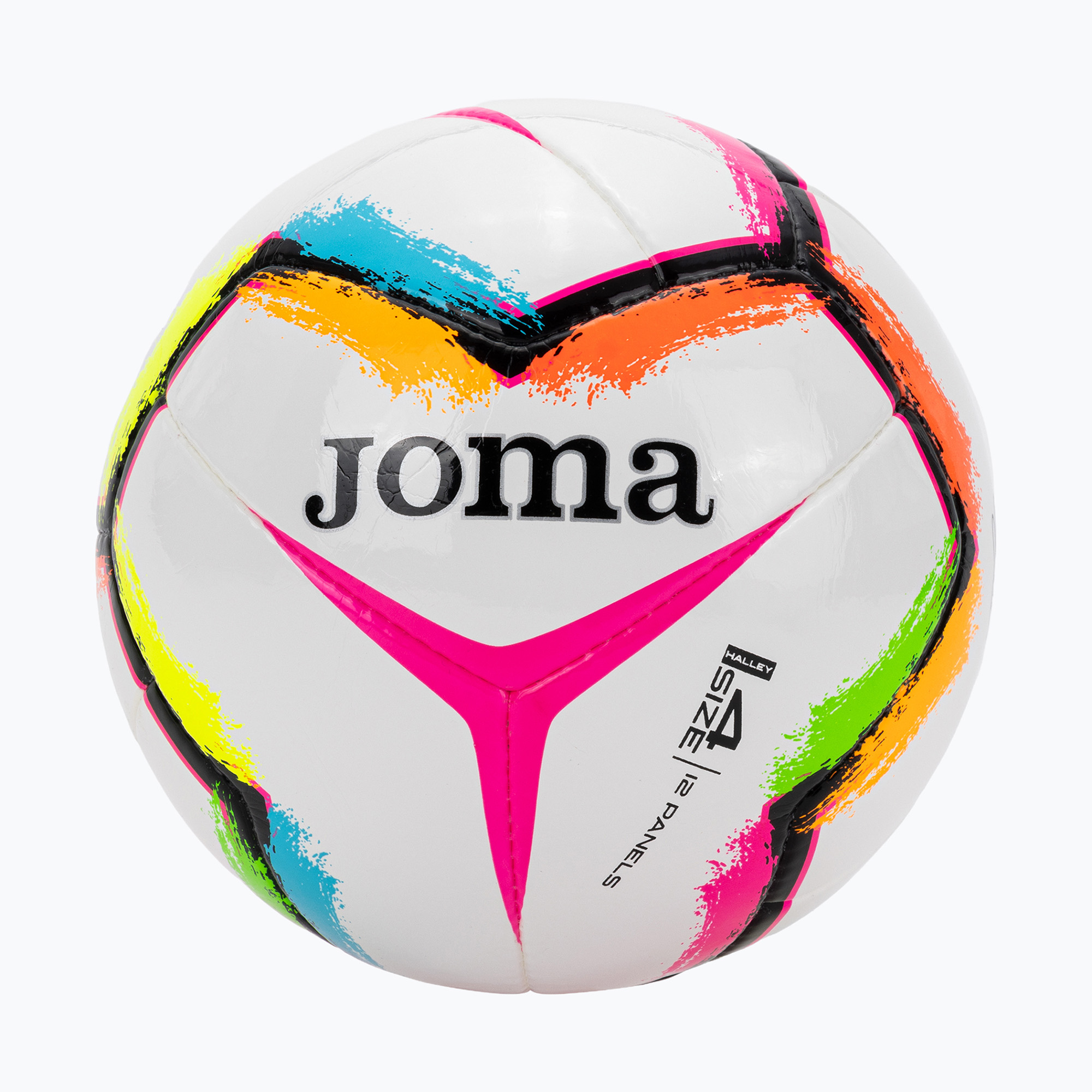 Piłka do piłki nożnej Joma Halley II white/fluor pink rozmiar 4 