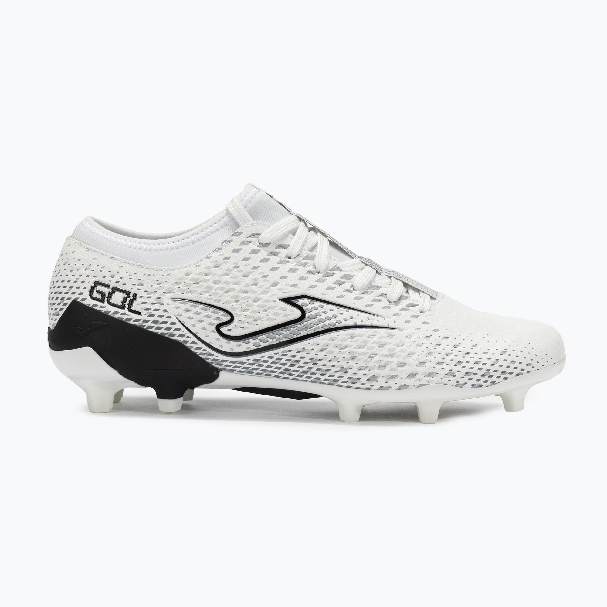 Buty piłkarskie męskie Joma Gol FG white/black 
