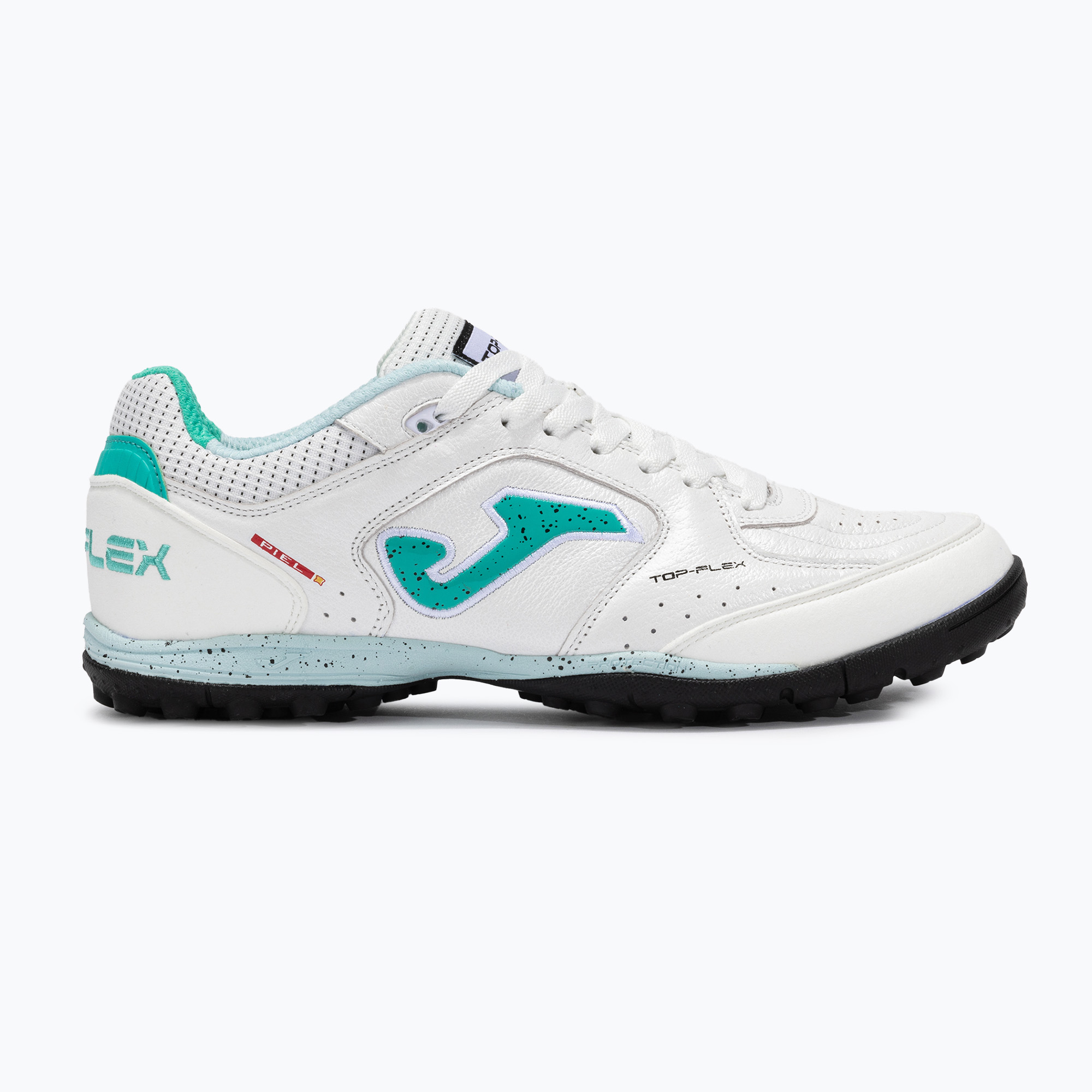 Buty piłkarskie męskie Joma Top Flex TF white/turqoise 