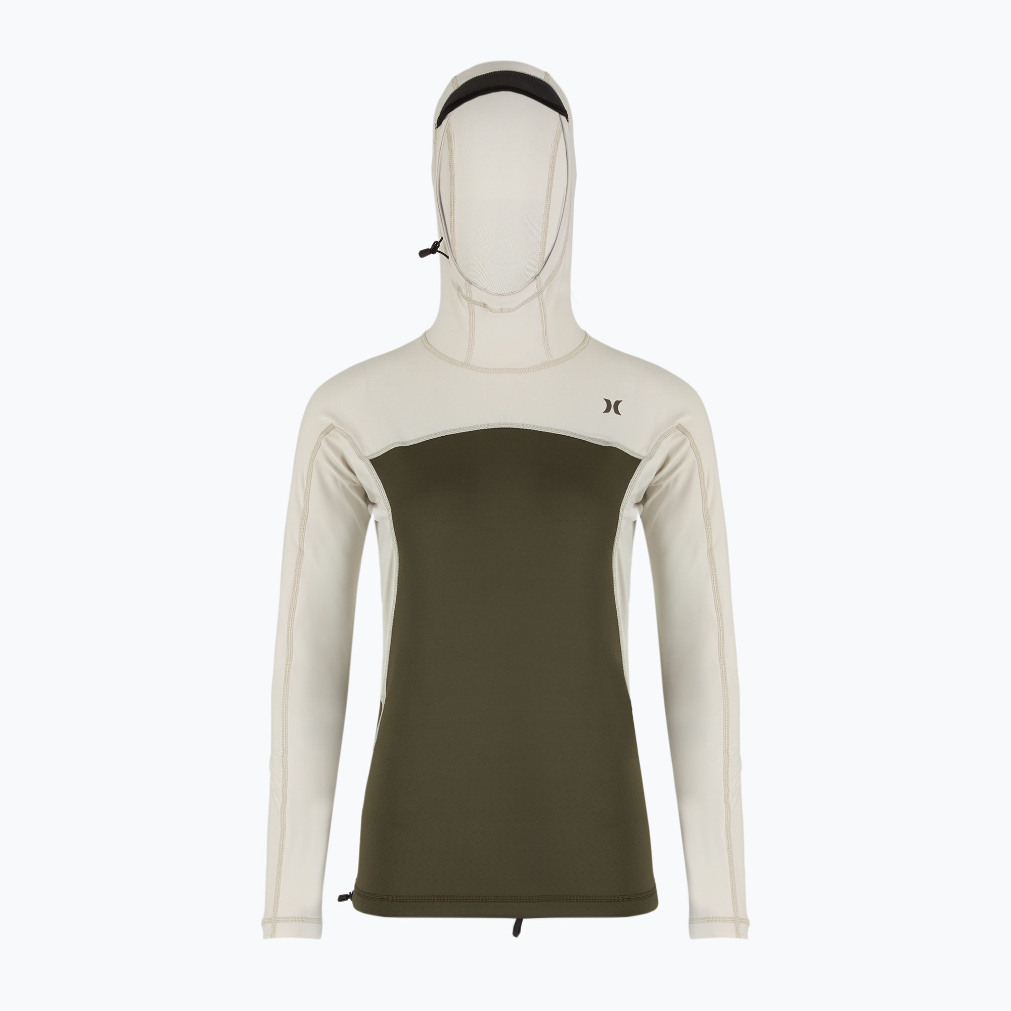 Longsleeve do pływania męski Hurley Coast Guard Hooded Surf Top cargo 