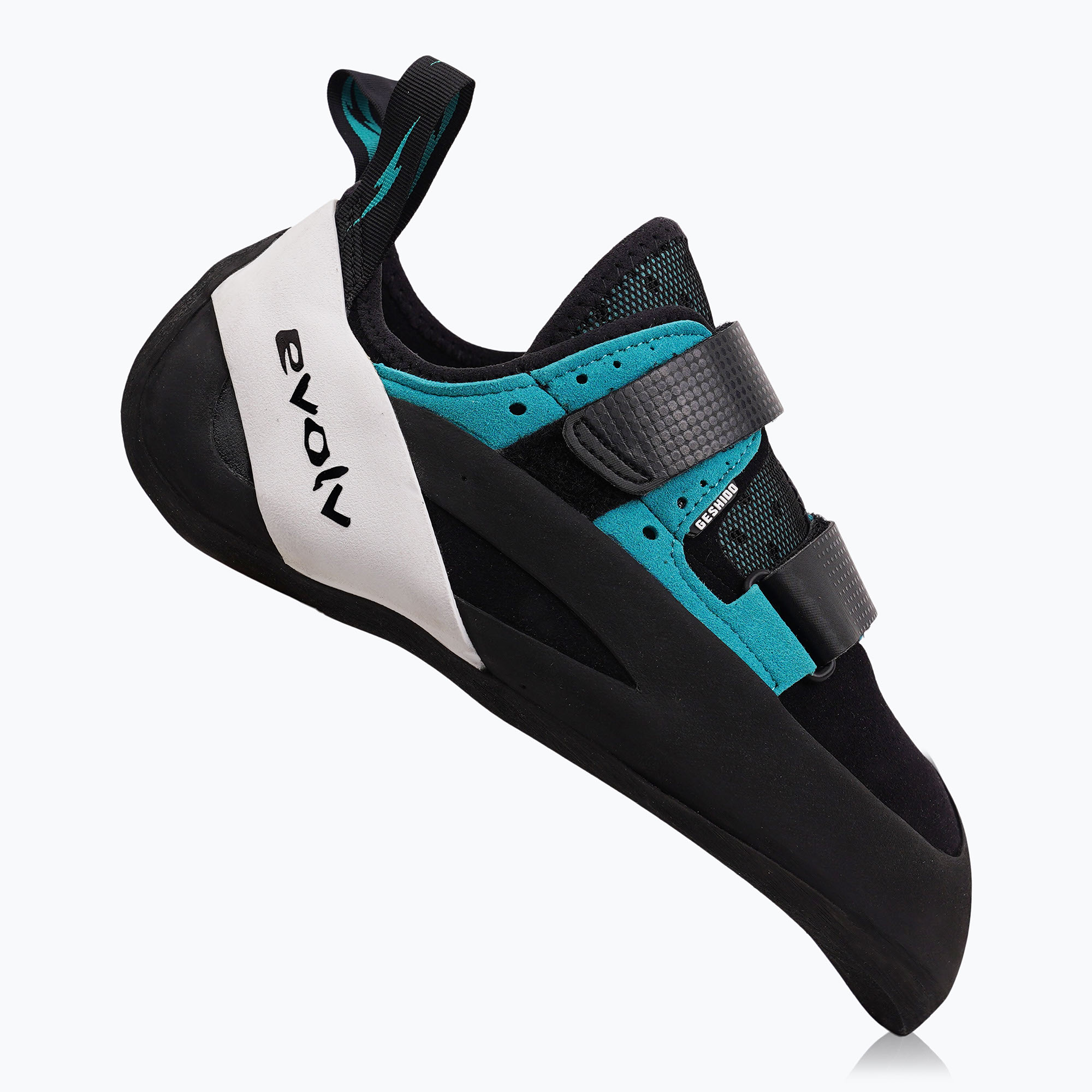Buty wspinaczkowe męskie Evolv Geshido black/teal/white 