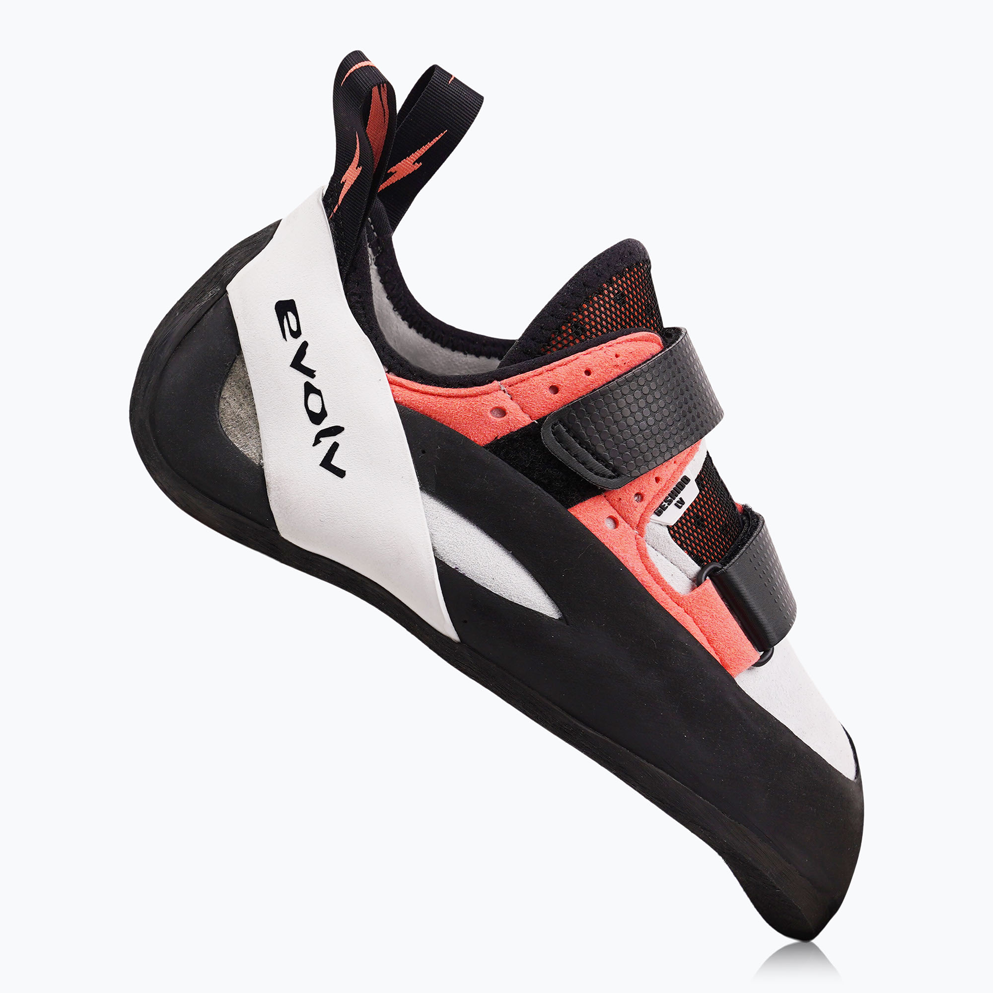 Buty wspinaczkowe damskie Evolv Geshido white/coral/black 