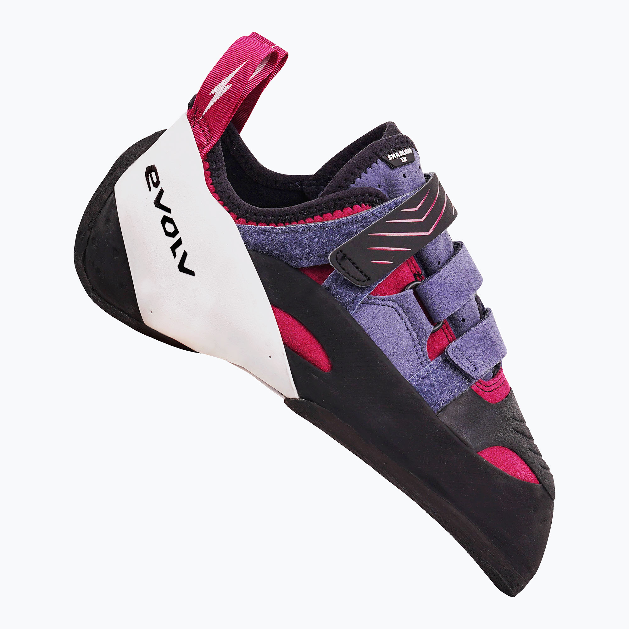 Buty wspinaczkowe Evolv Shaman LV beet red/slate 