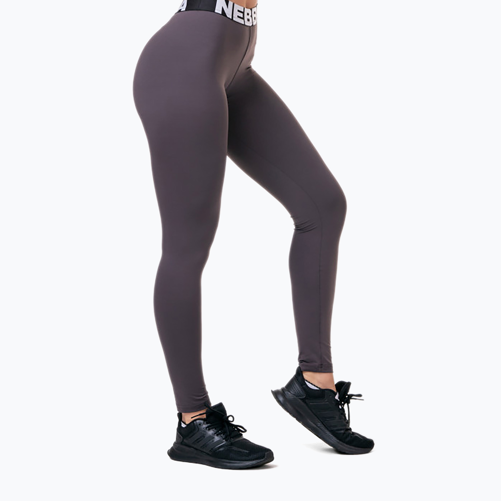 Legginsy treningowe damskie NEBBIA Squat Hero Scrunch Butt marron | WYSYŁKA W 24H | 30 DNI NA ZWROT