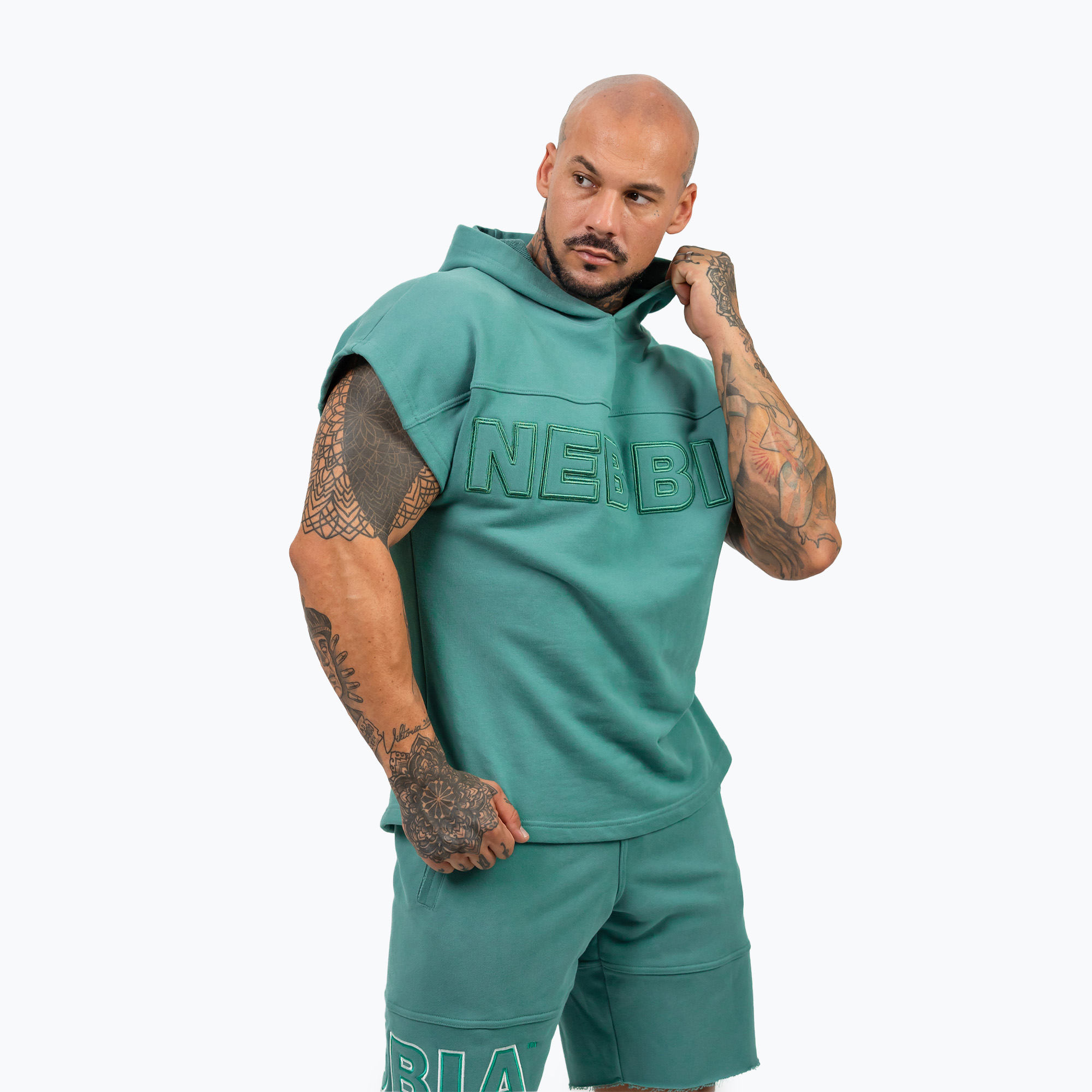 Rag top treningowy męski NEBBIA Real Champion green | WYSYŁKA W 24H | 30 DNI NA ZWROT