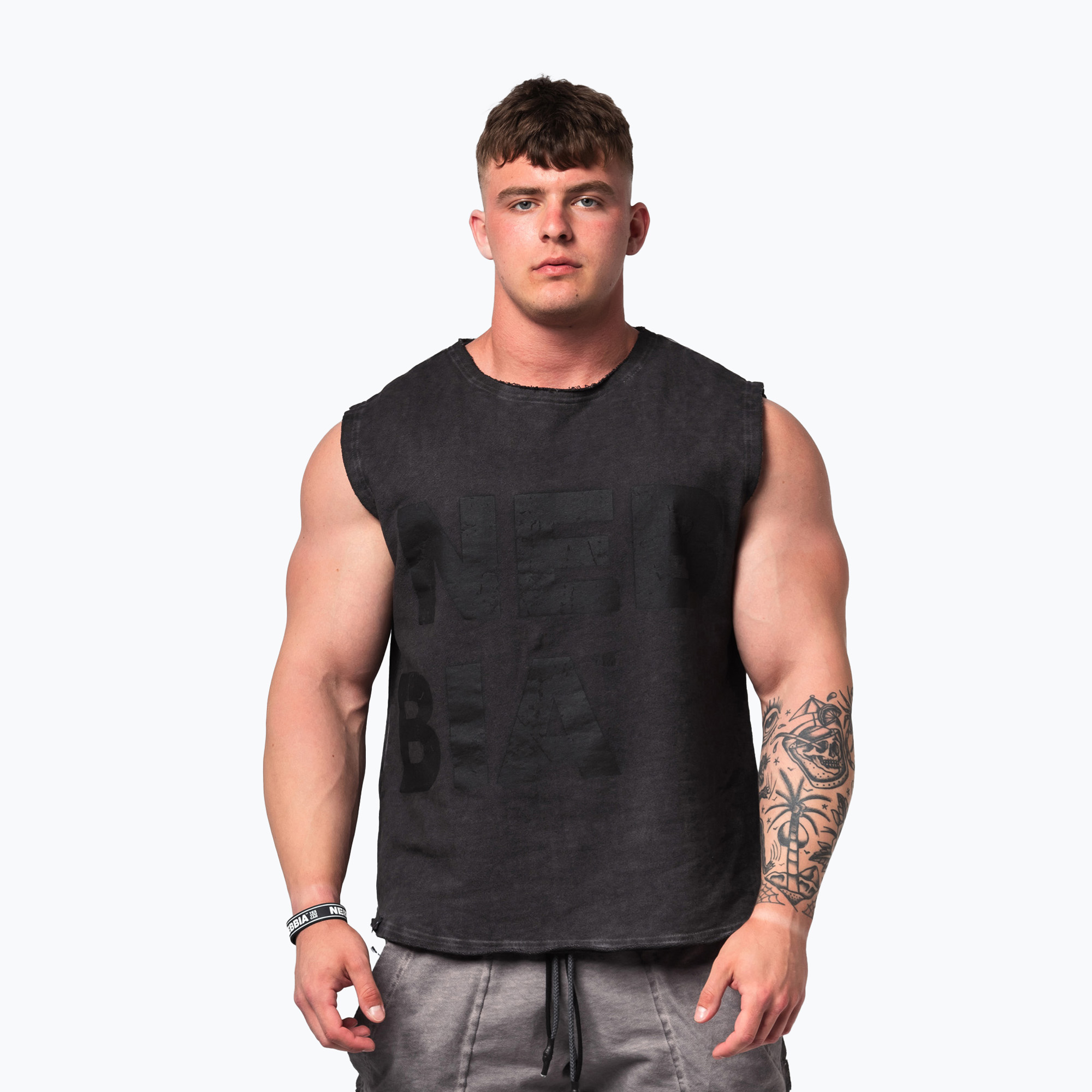 Tank top treningowy męski Washed-Off Beastin black | WYSYŁKA W 24H | 30 DNI NA ZWROT