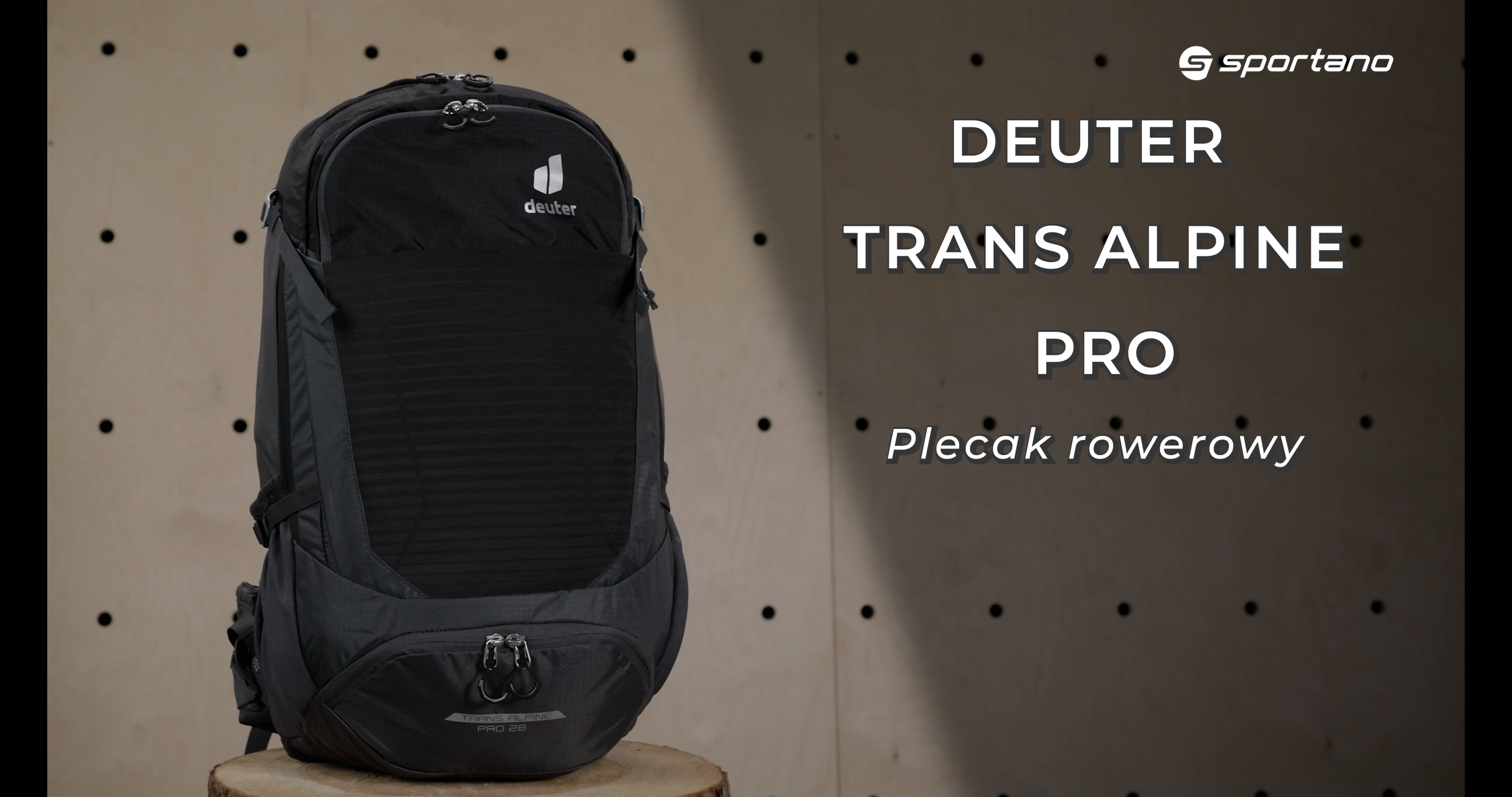 Plecak rowerowy deuter Trans Alpine Pro 28 l black/graphite