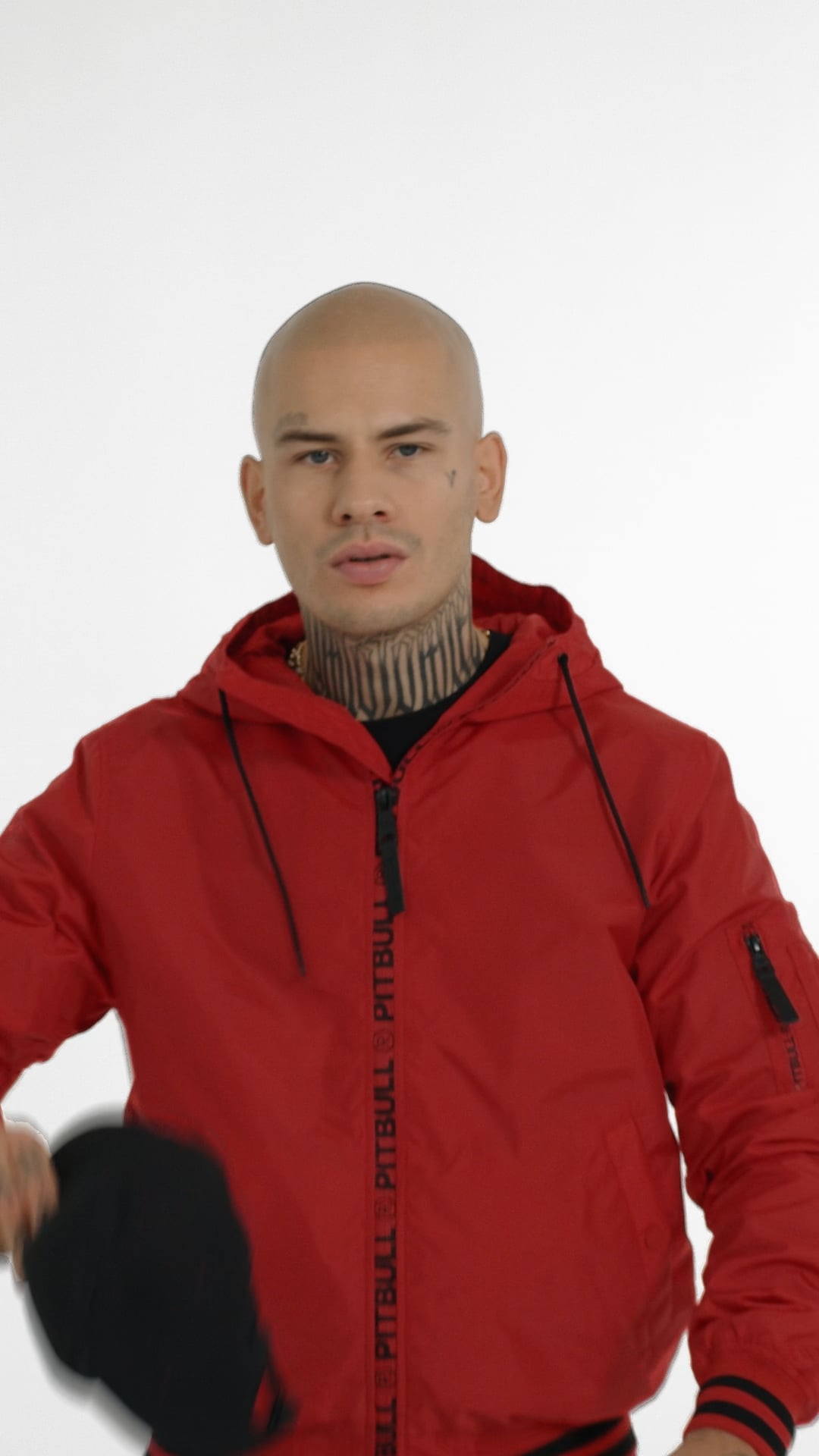 Kurtka męska Pitbull West Coast Overpark Hooded red