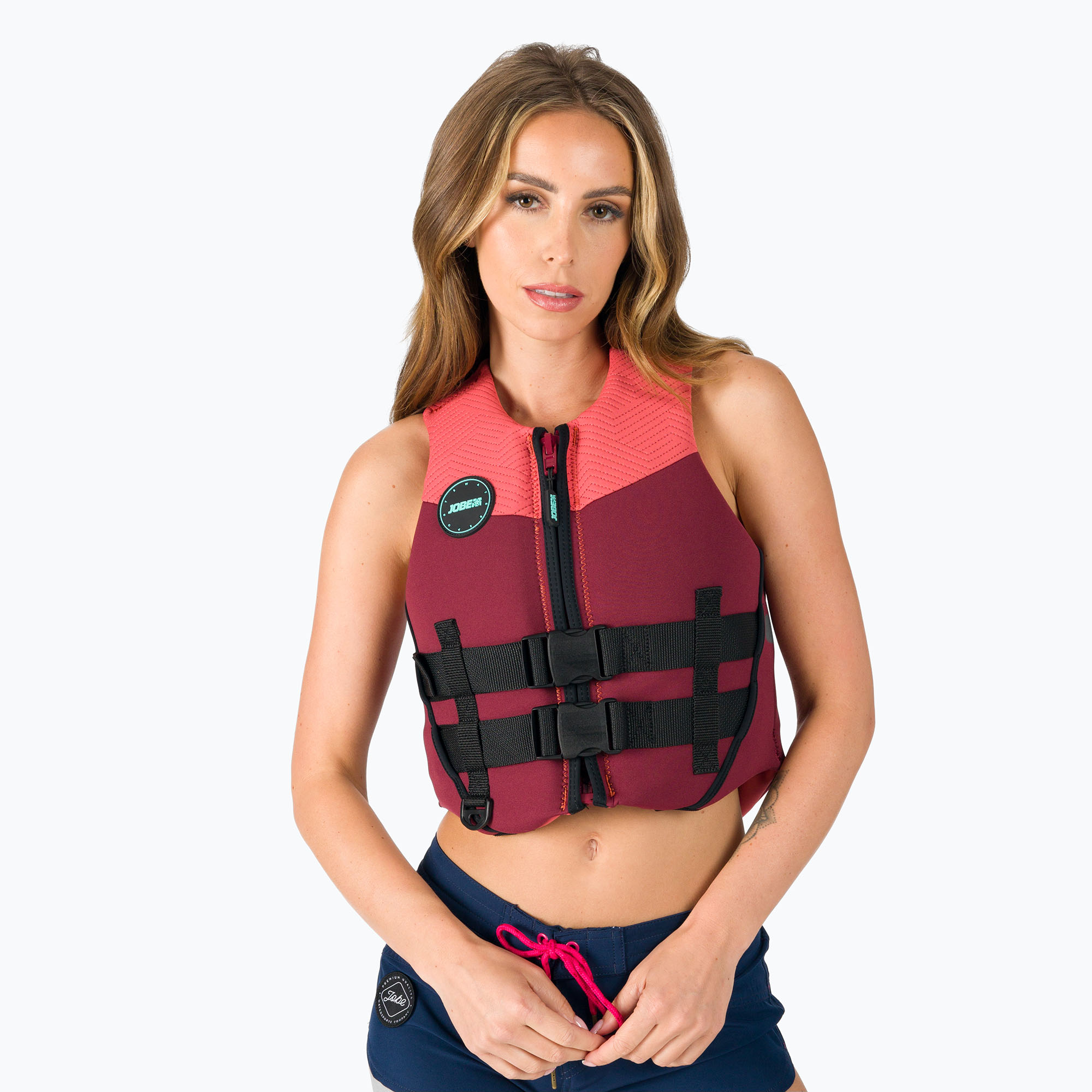Kamizelka asekuracyjna damska JOBE Neoprene Life Vest rose/pink 