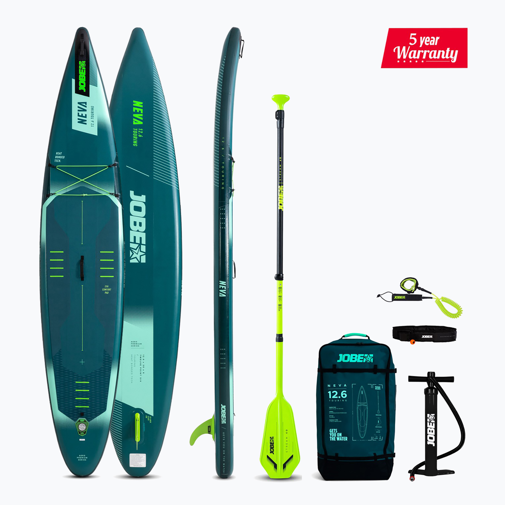 Deska SUP JOBE Aero Neva SUP Board Package 12'6