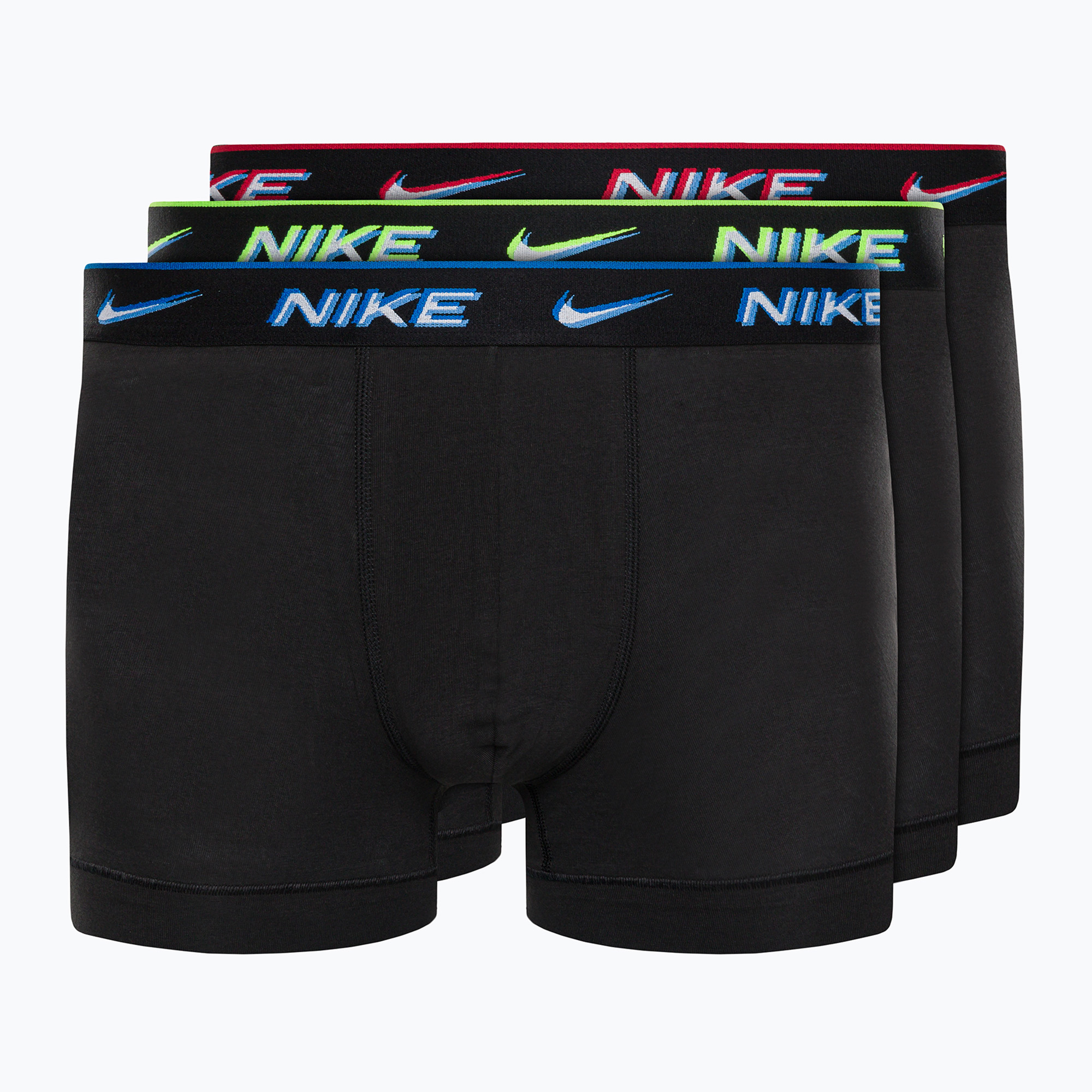 Bokserki męskie Nike Everyday Cotton Stretch Trunk 3 pary black/transparency wb | WYSYŁKA W 24H | 30 DNI NA ZWROT
