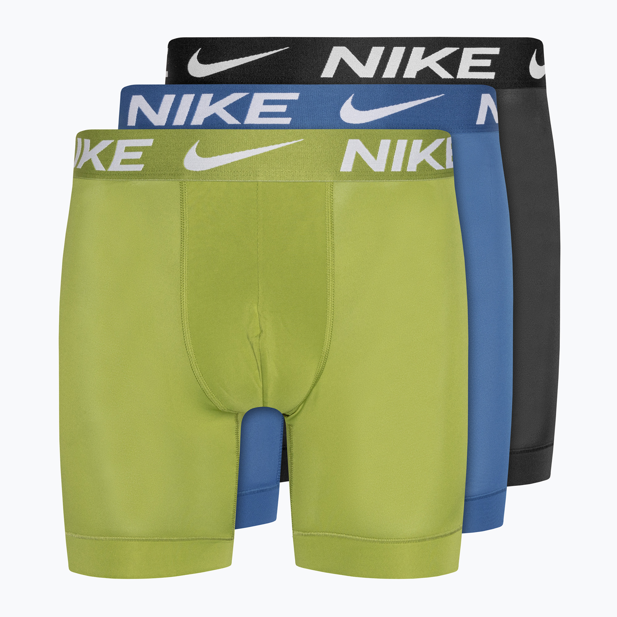 Bokserki męskie Nike Dri-Fit Essential Micro Boxer Brief 3 pary star blue/pear/anthracite | WYSYŁKA W 24H | 30 DNI NA ZWROT