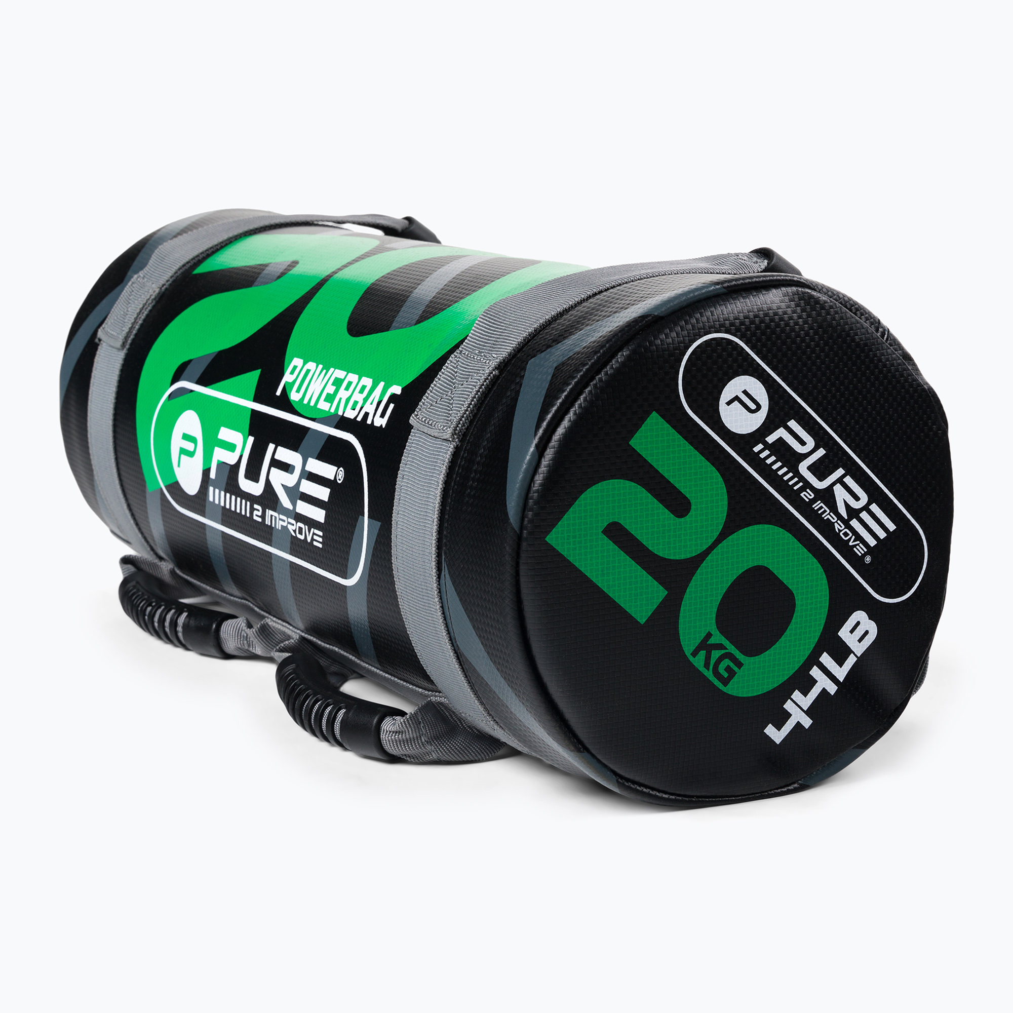 Zdjęcia - Sztanga i hantle Pure 2improve Worek treningowy 20 kg Pure2Improve Power Bag czarno-zielony P2I202250 | W 