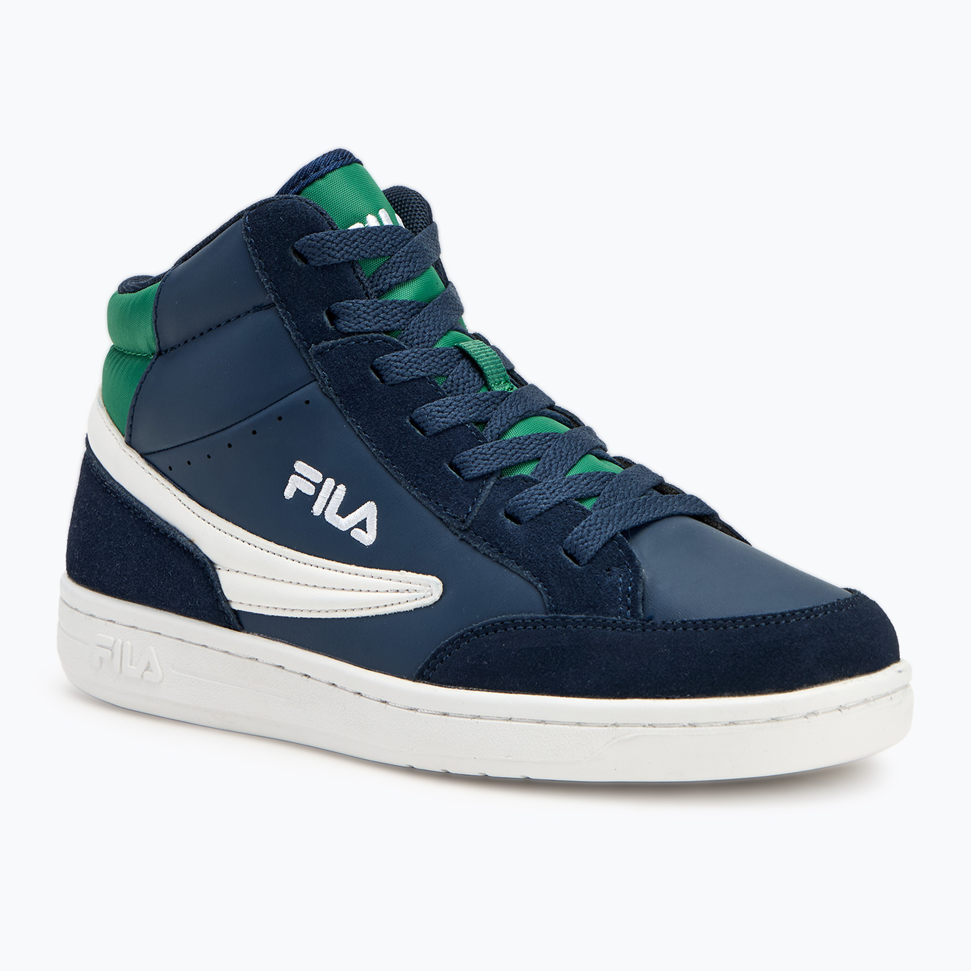 Buty dziecięce FILA Crew Mid fila navy/verdant green | WYSYŁKA W 24H | 30 DNI NA ZWROT