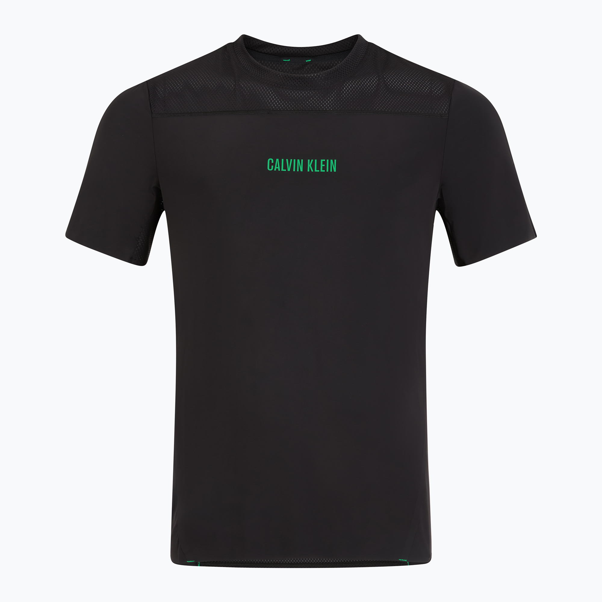 Koszulka męska Calvin Klein LVGMS5K188 Baselayer black/blosson green logo 