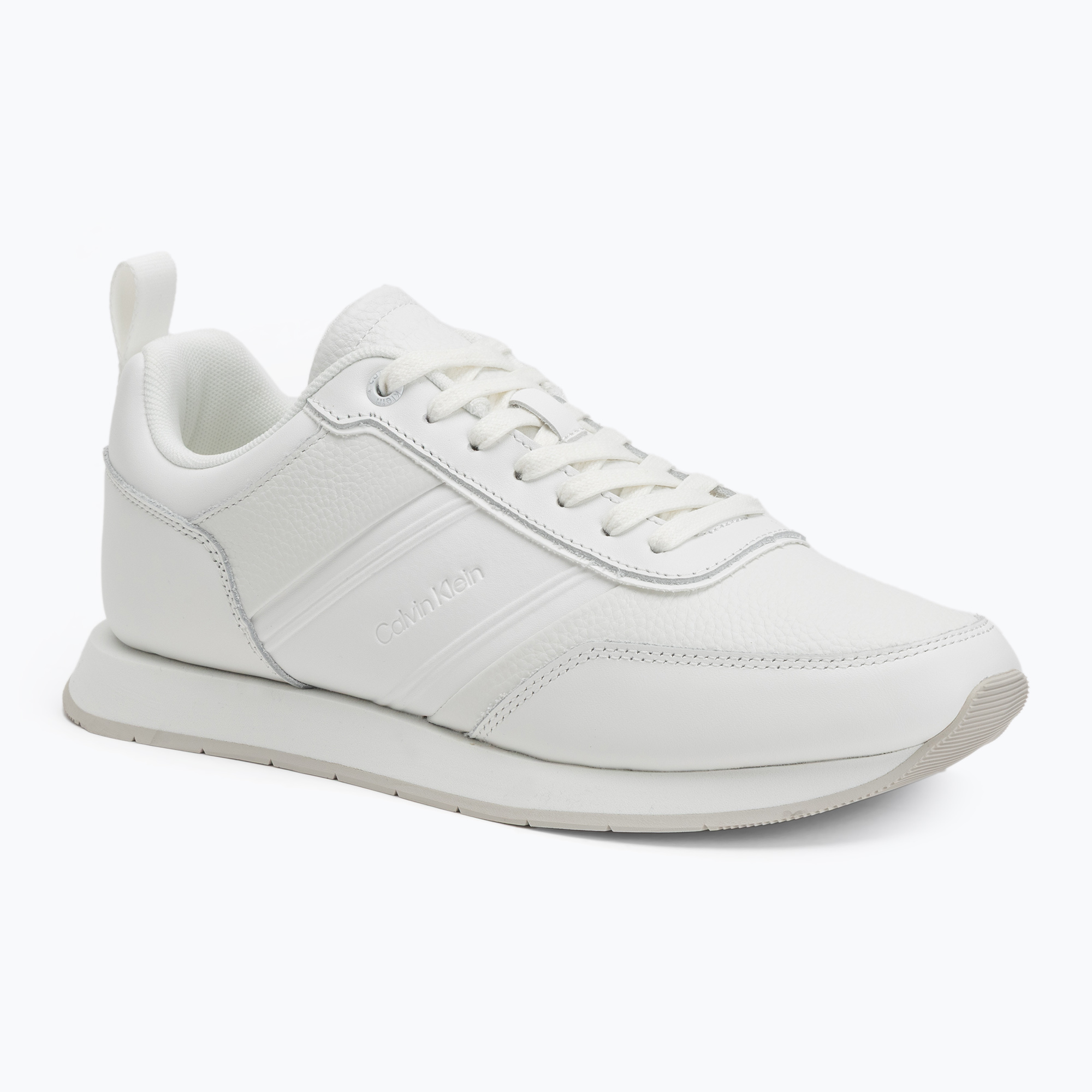 Buty męskie Calvin Klein HM0HM01897 Low Prof Runn Laceup Tape triple bright white 