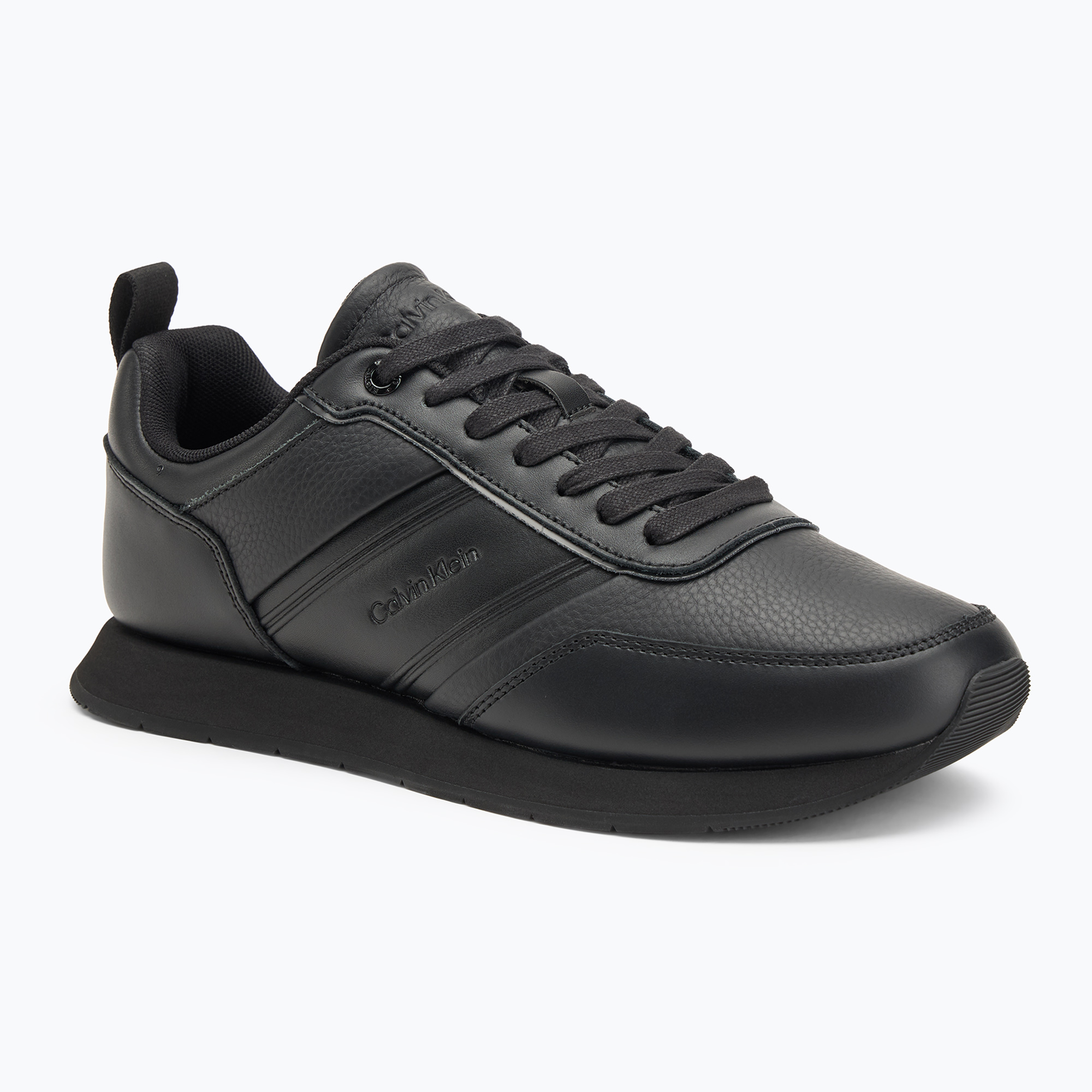 Buty męskie Calvin Klein HM0HM01897 Low Prof Runn Laceup Tape triple black 