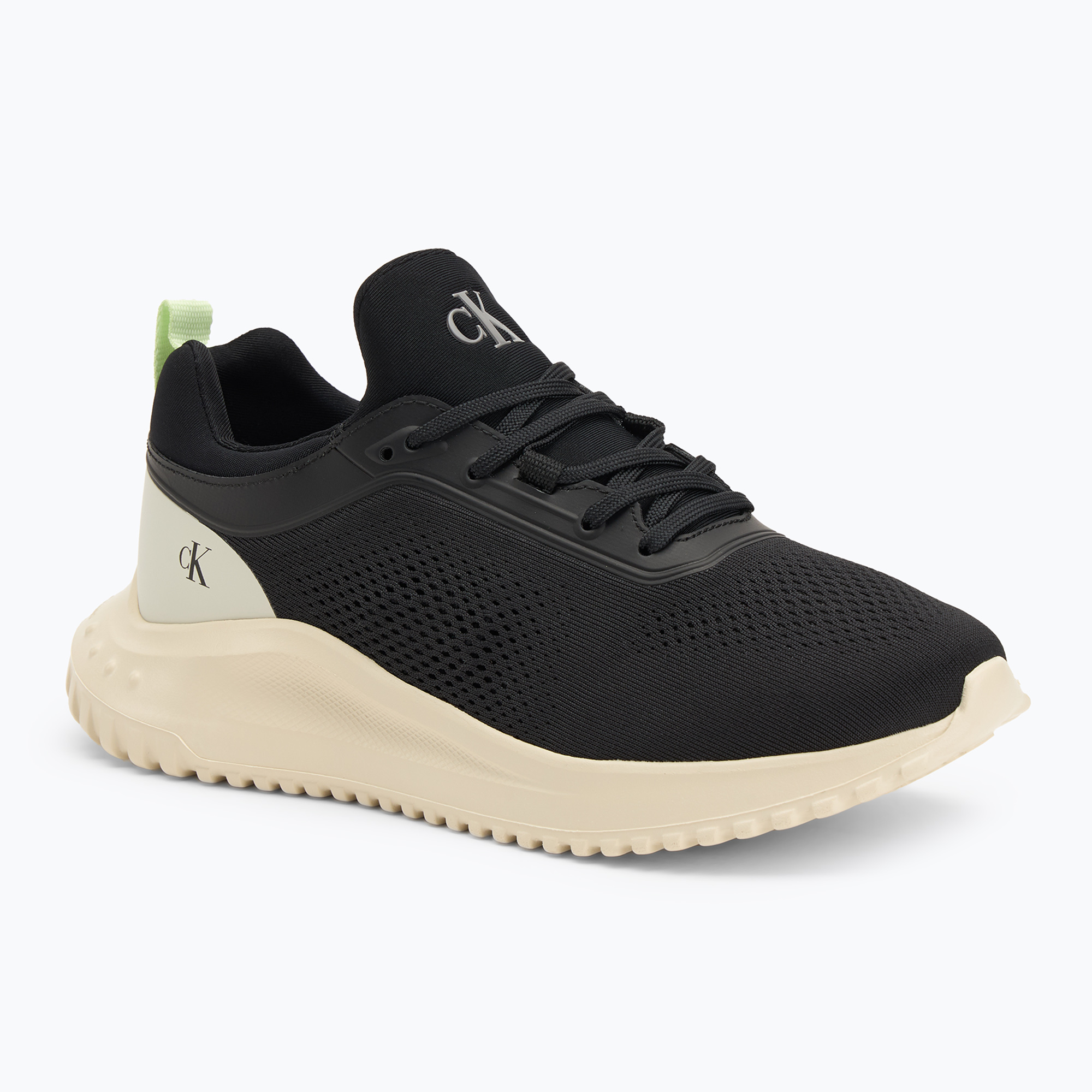 Buty damskie Calvin Klein YW0YW01855 Eva Runner Sock Mg Tech Mix black/pistachio/white jade 