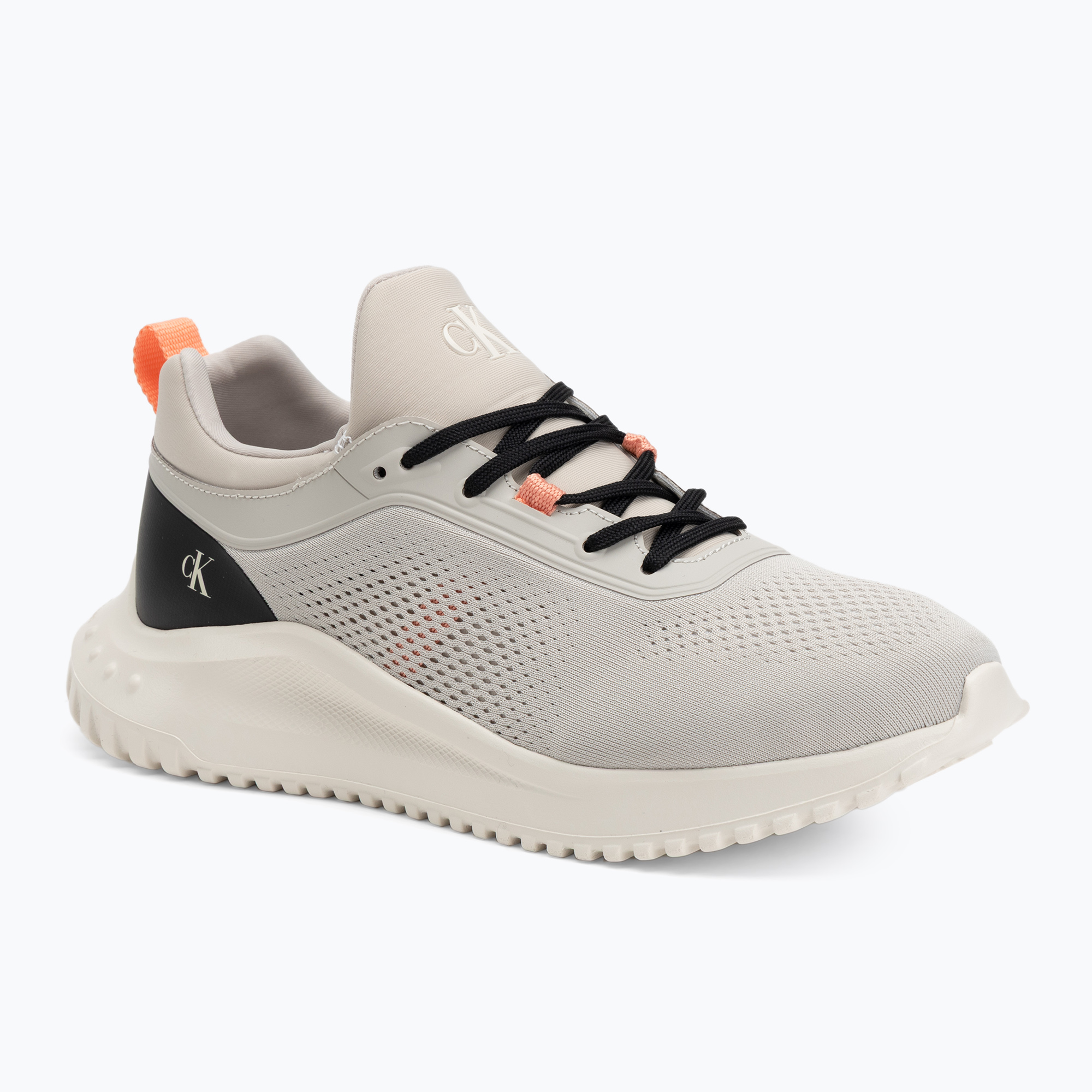 Buty damskie Calvin Klein YW0YW01855 Eva Runner Sock Mg Tech Mix monstruck/creamy white/orange 