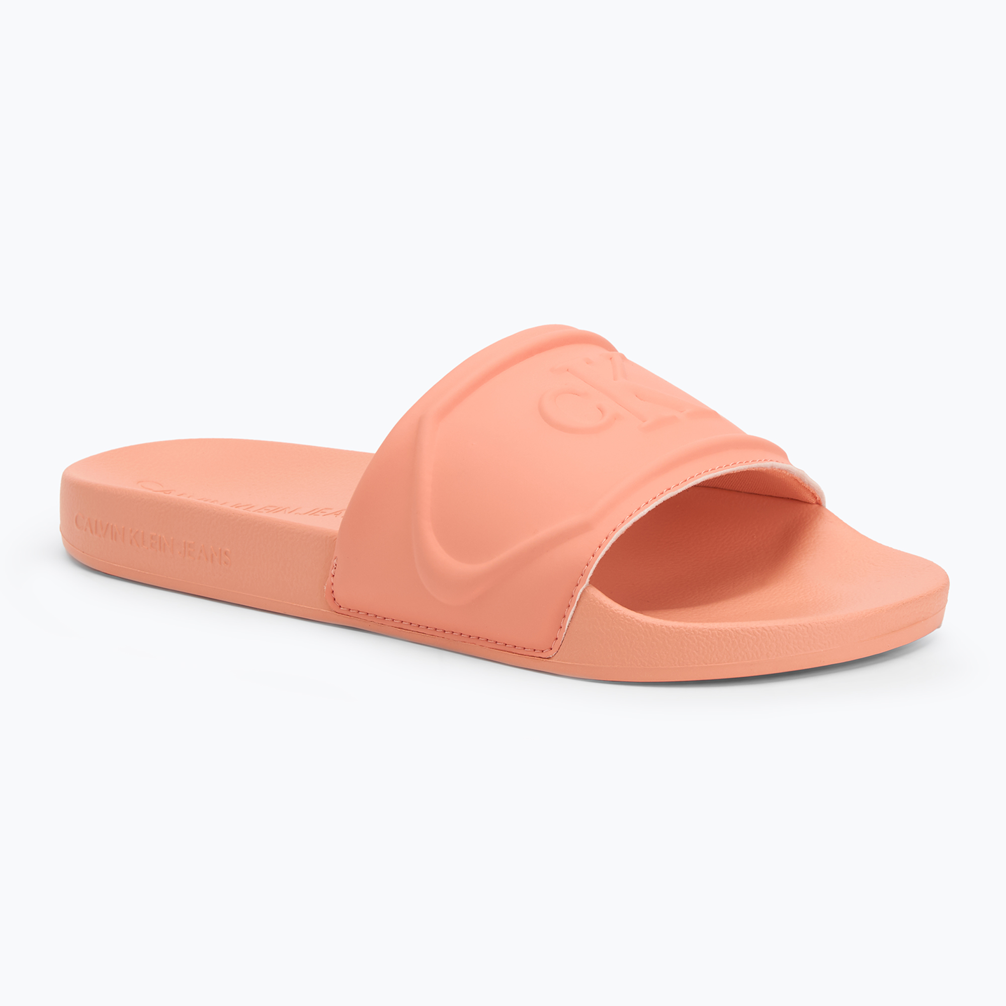 Klapki damskie Calvin Klein YW0YW01879 Pu Hf Mg powder orange 