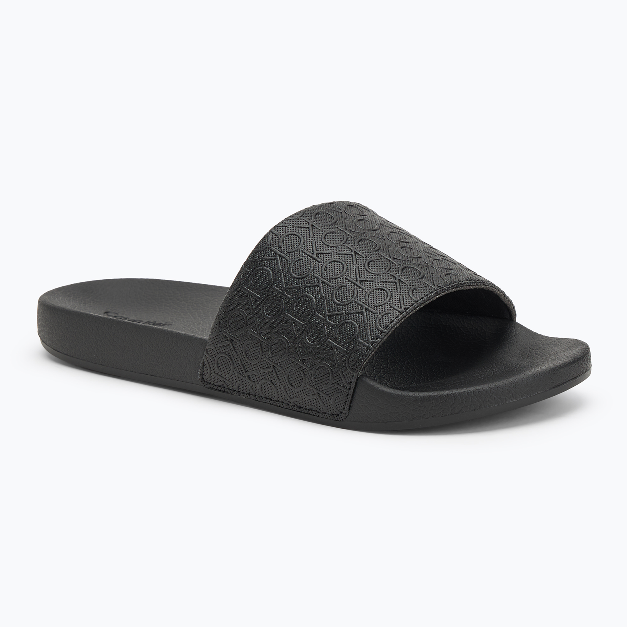 Klapki damskie Calvin Klein HW0HW02541 Pool Slide Mono ck black 