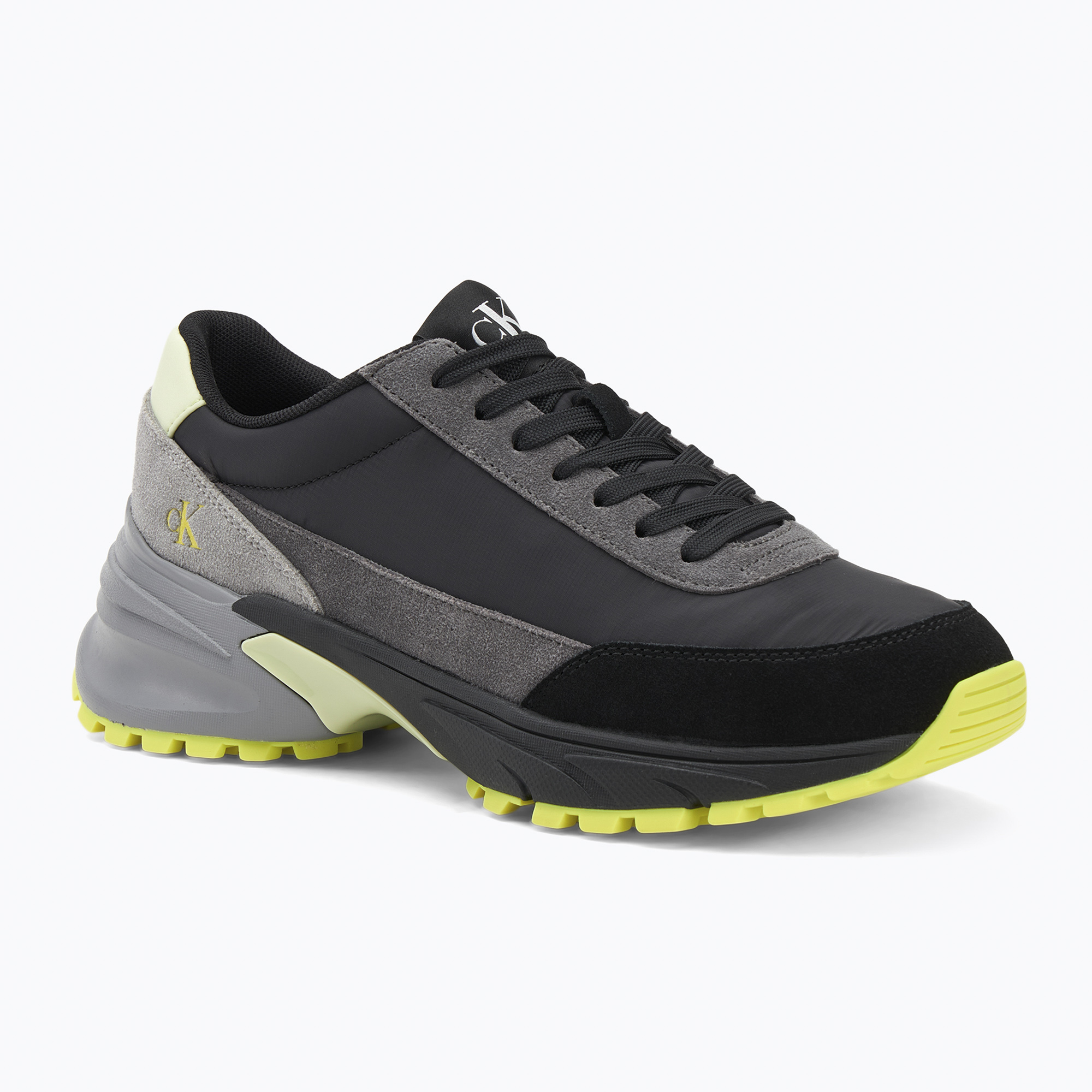 Buty męskie Calvin Klein YM0YM01292 Hike Runner Casual Ny-Su ck black/granite grey/wild lime 