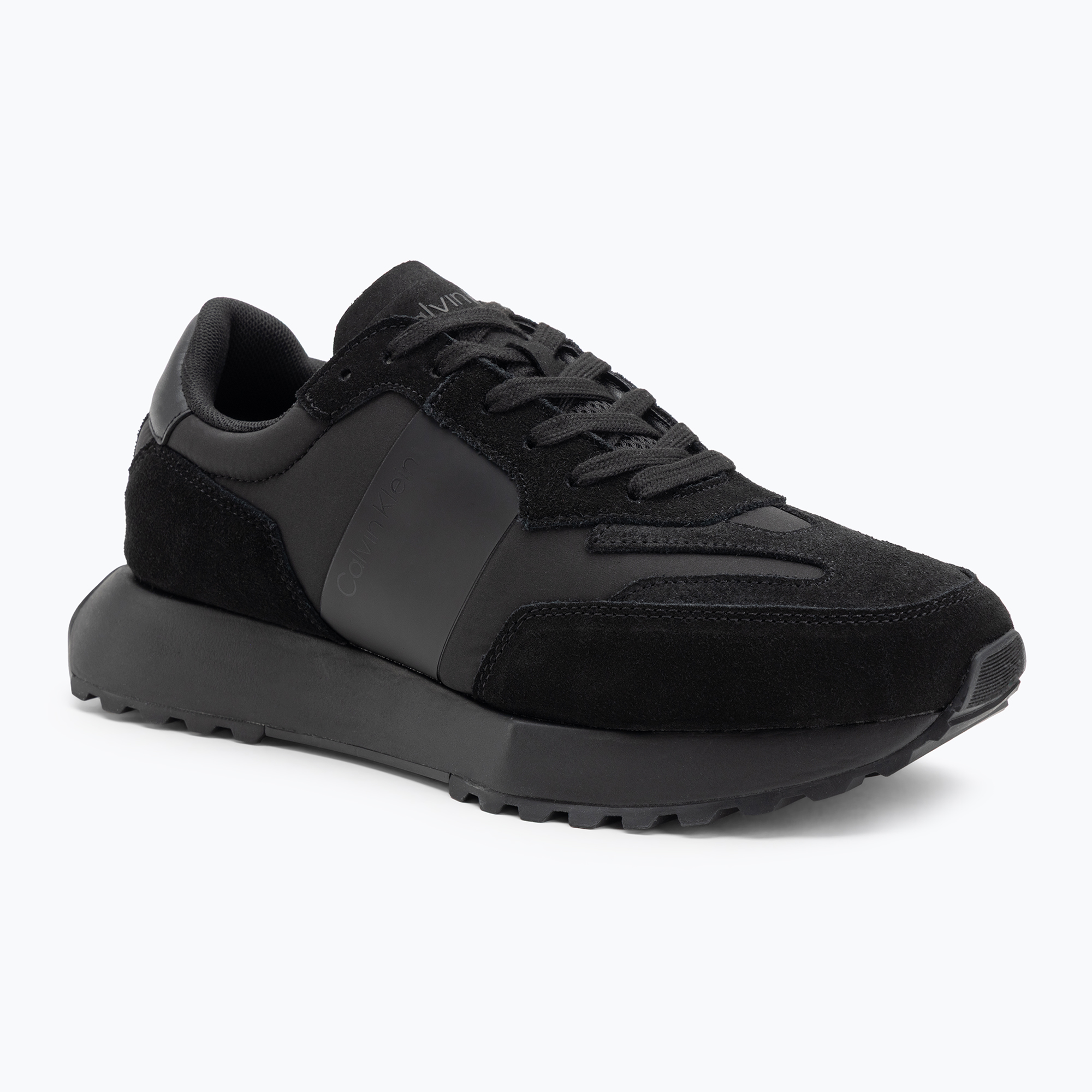Buty męskie Calvin Klein HM0HM00497 Low Top Lace Up Mix triple black 