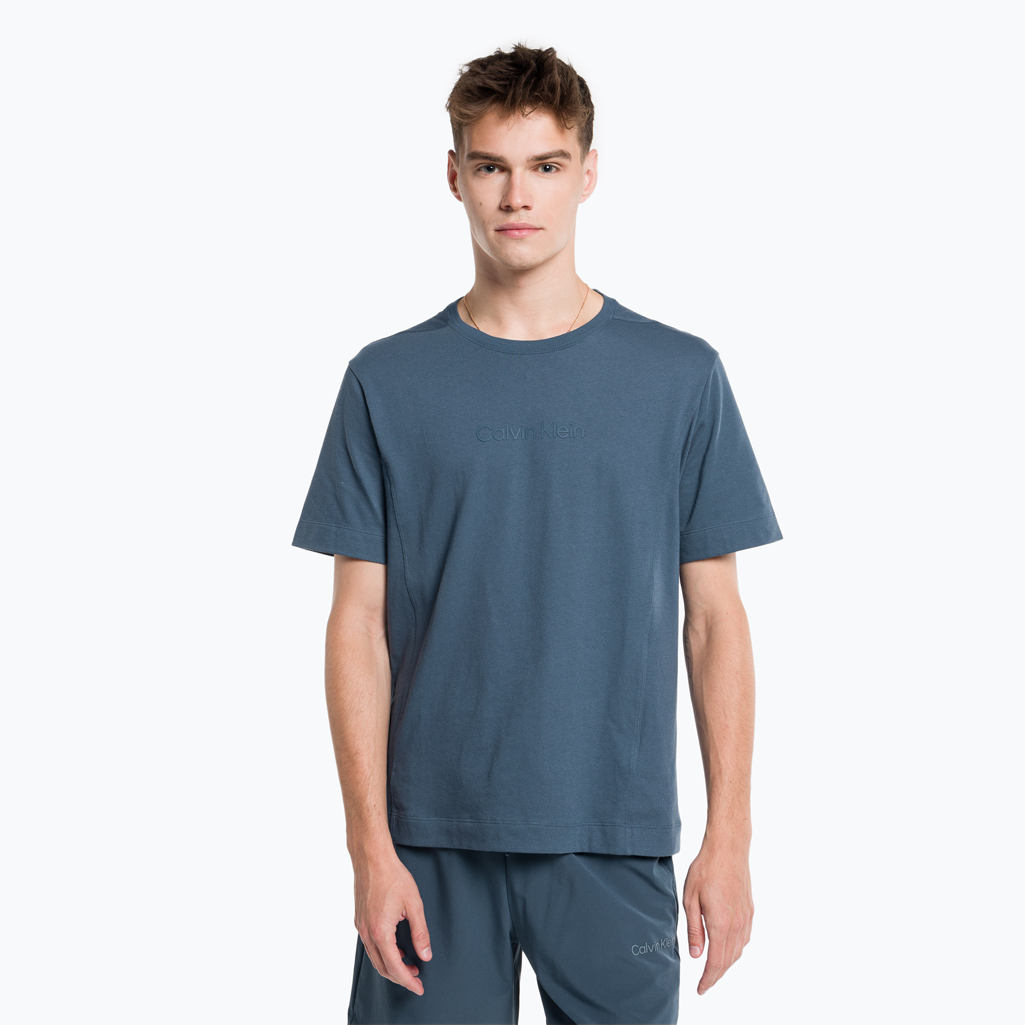 Koszulka męska Calvin Klein crayon blue | WYSYŁKA W 24H | 30 DNI NA ZWROT