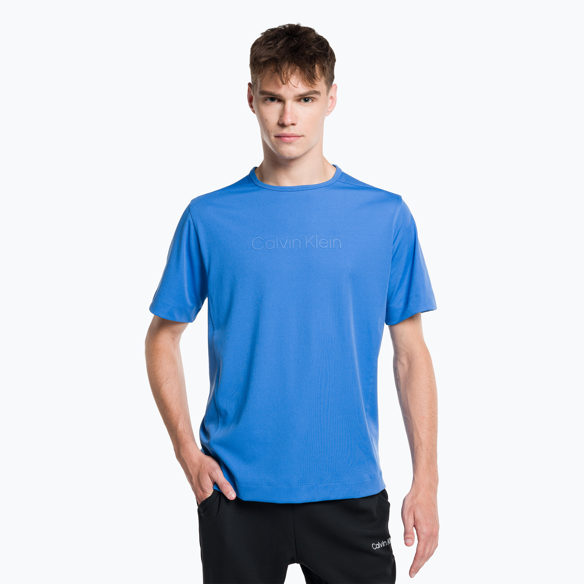 Koszulka męska Calvin Klein palace blue | WYSYŁKA W 24H | 30 DNI NA ZWROT