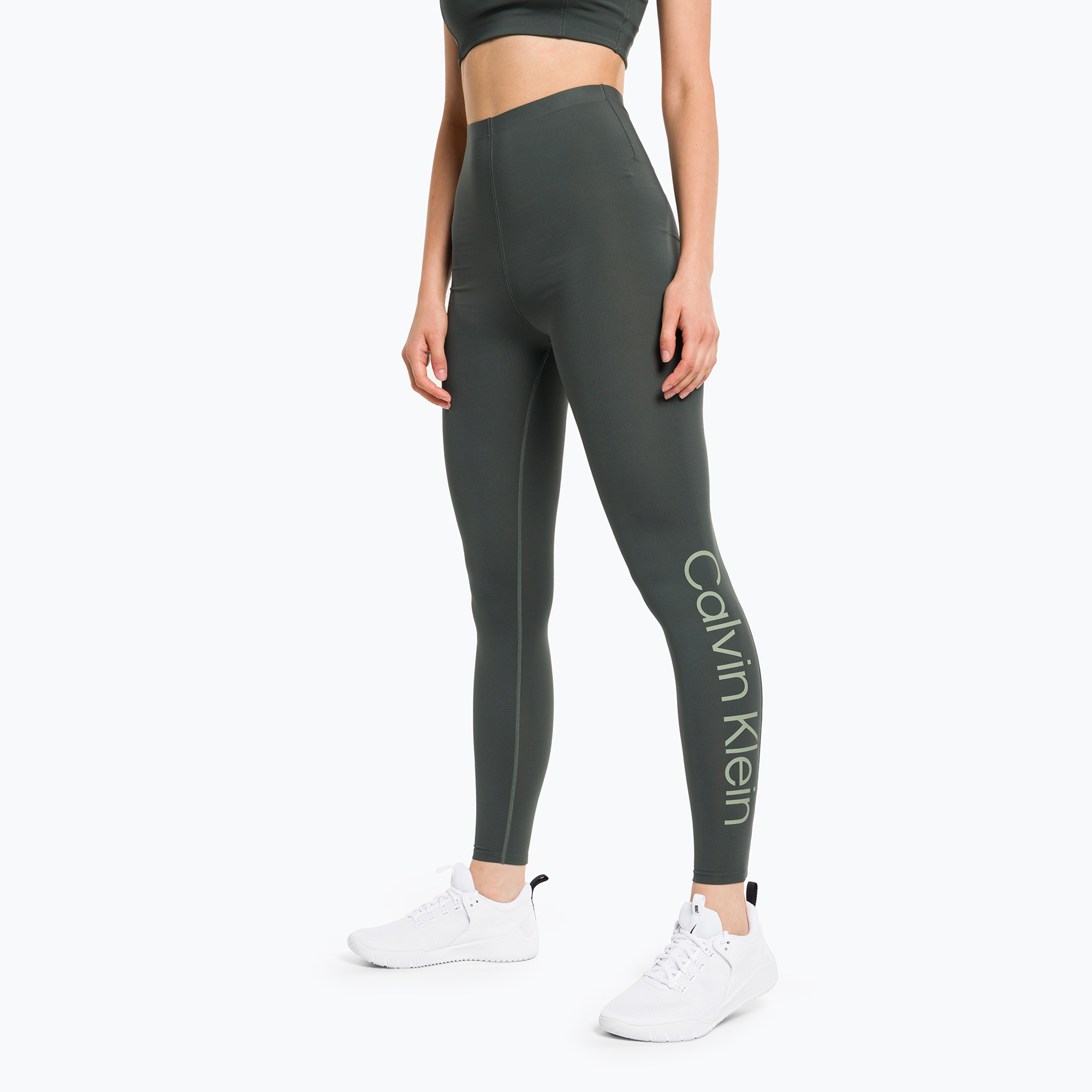 Legginsy treningowe damskie Calvin Klein Full Lenght urban cich | WYSYŁKA W 24H | 30 DNI NA ZWROT