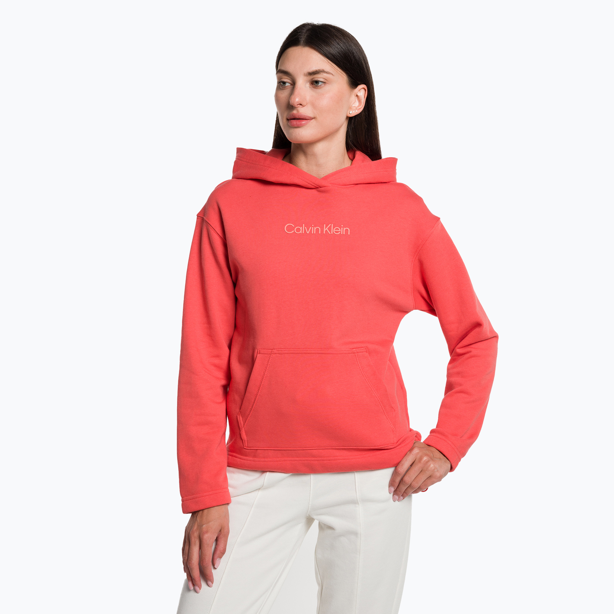 Bluza damska Calvin Klein Hoodie cool melon | WYSYŁKA W 24H | 30 DNI NA ZWROT