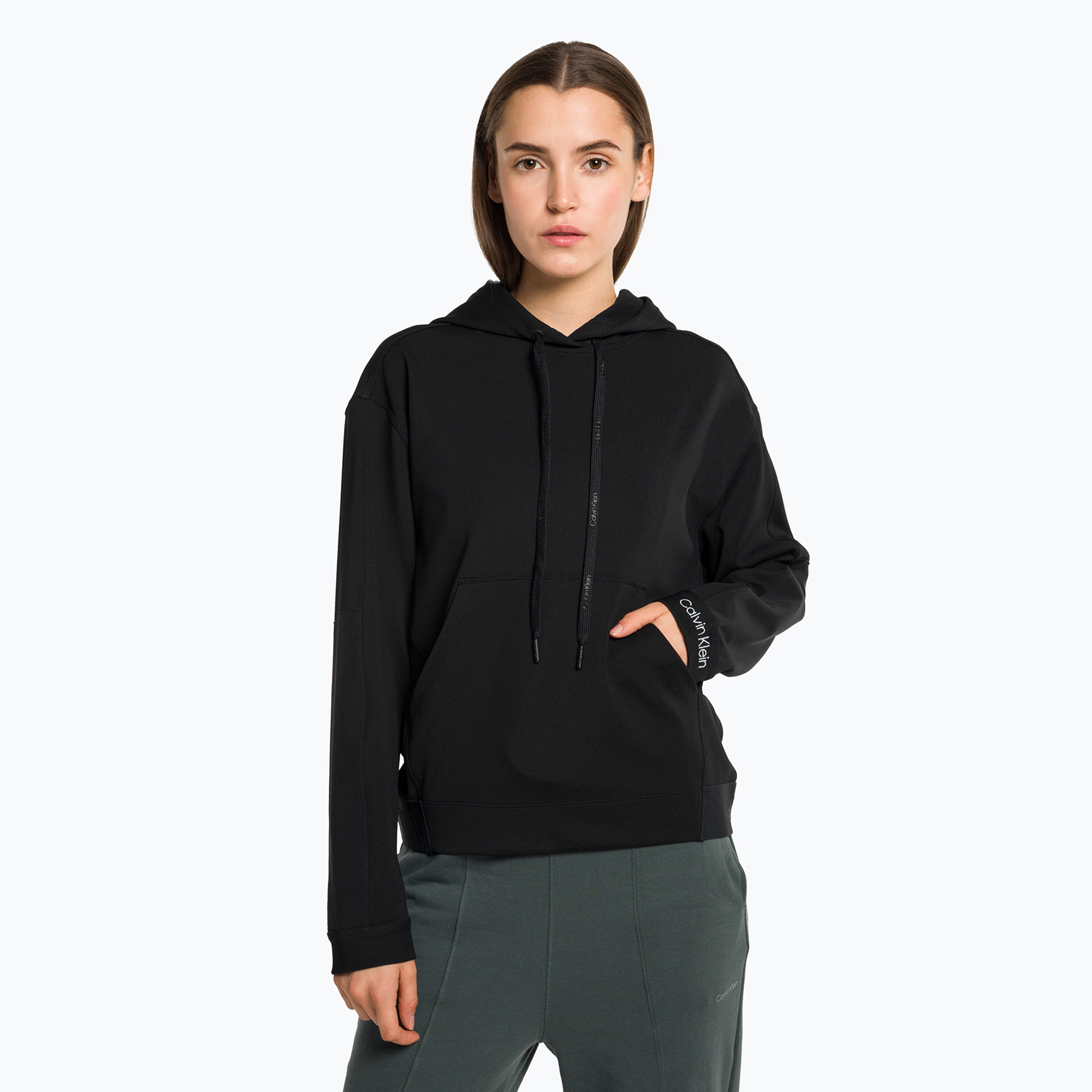 Bluza damska Calvin Klein Hoodie black beauty | WYSYŁKA W 24H | 30 DNI NA ZWROT