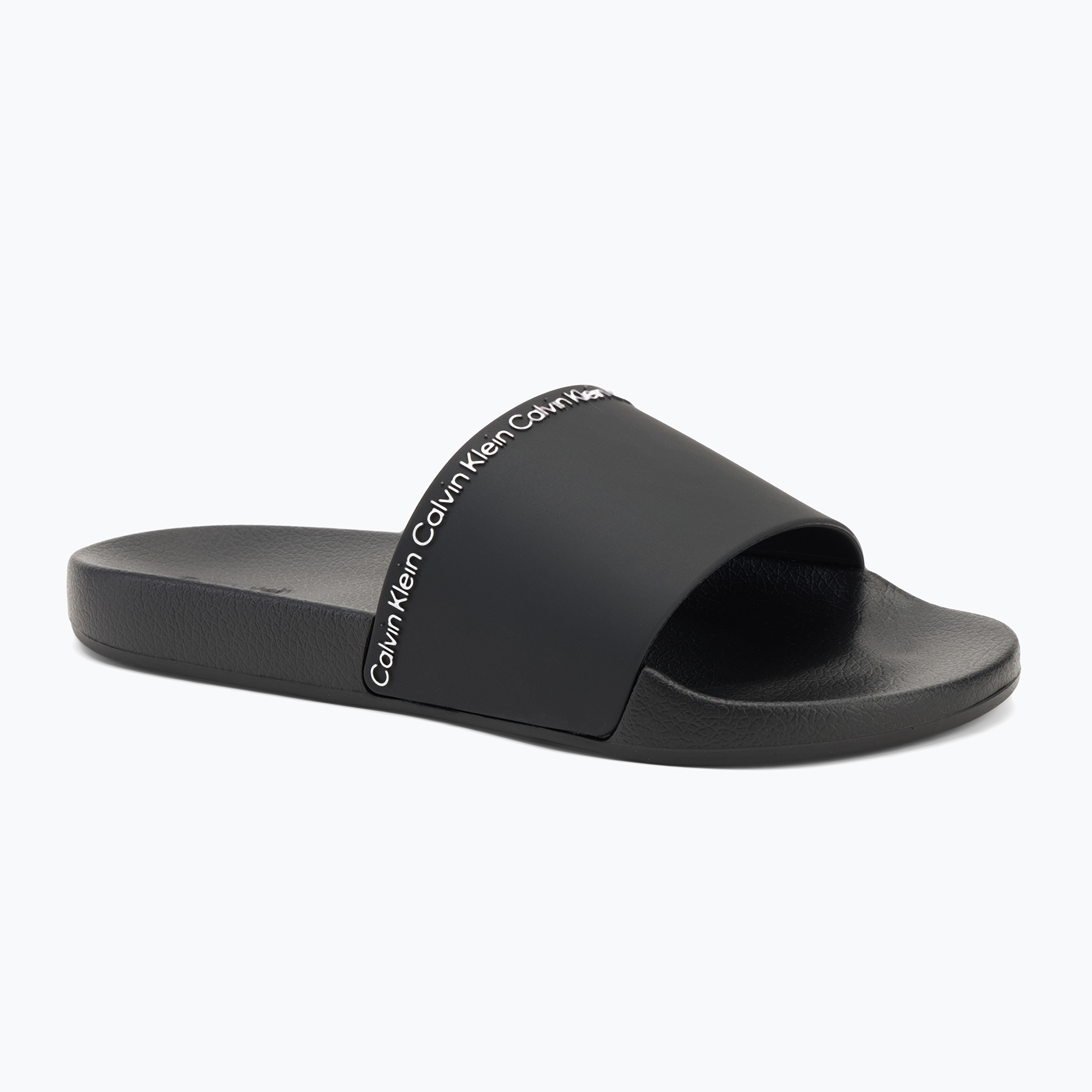 Klapki męskie Calvin Klein HM0HM00981 Pool Slide Rubber black 