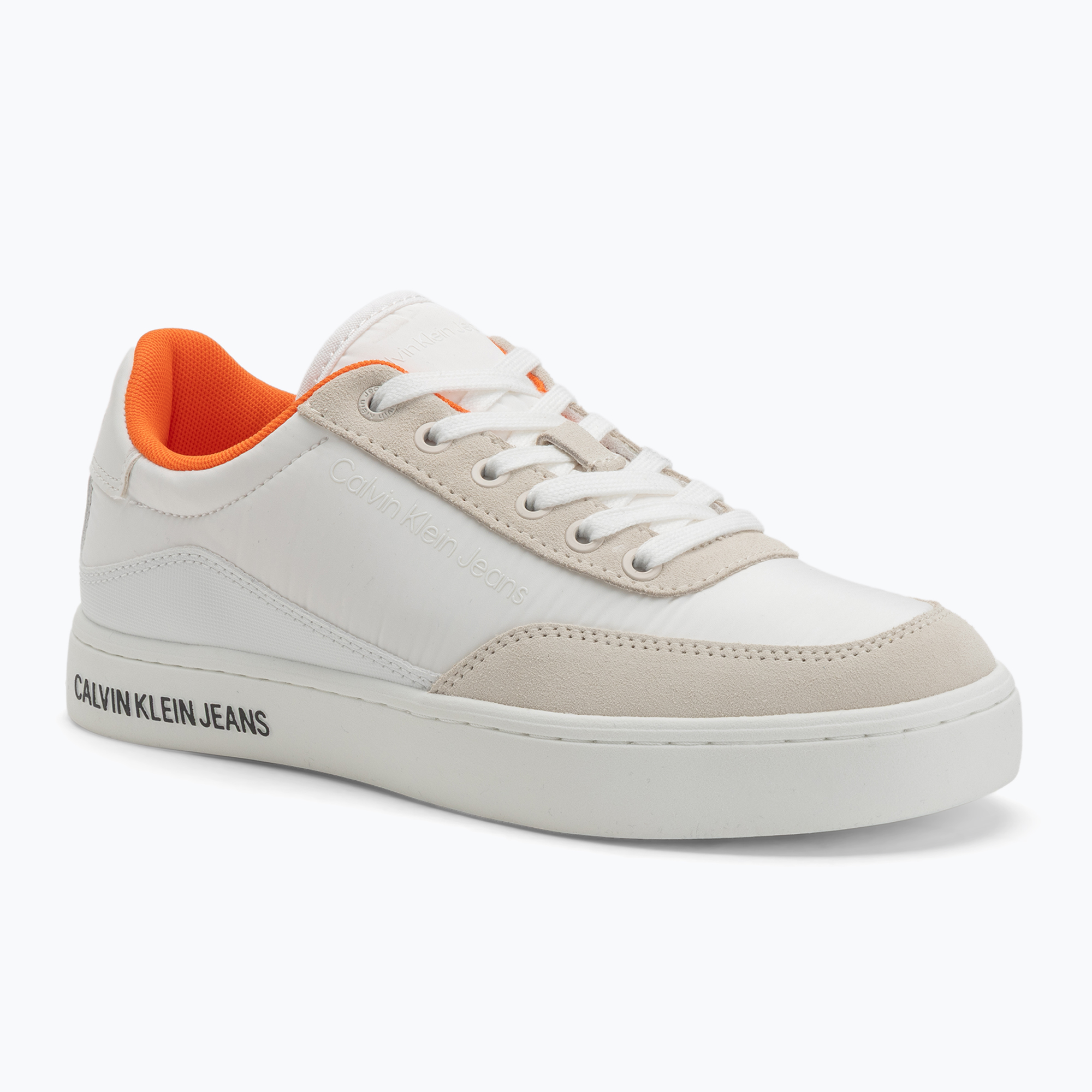 Buty Calvin Klein YM0YM00669 Classic Cupsole Su Softny creamy white/white/firecracker 