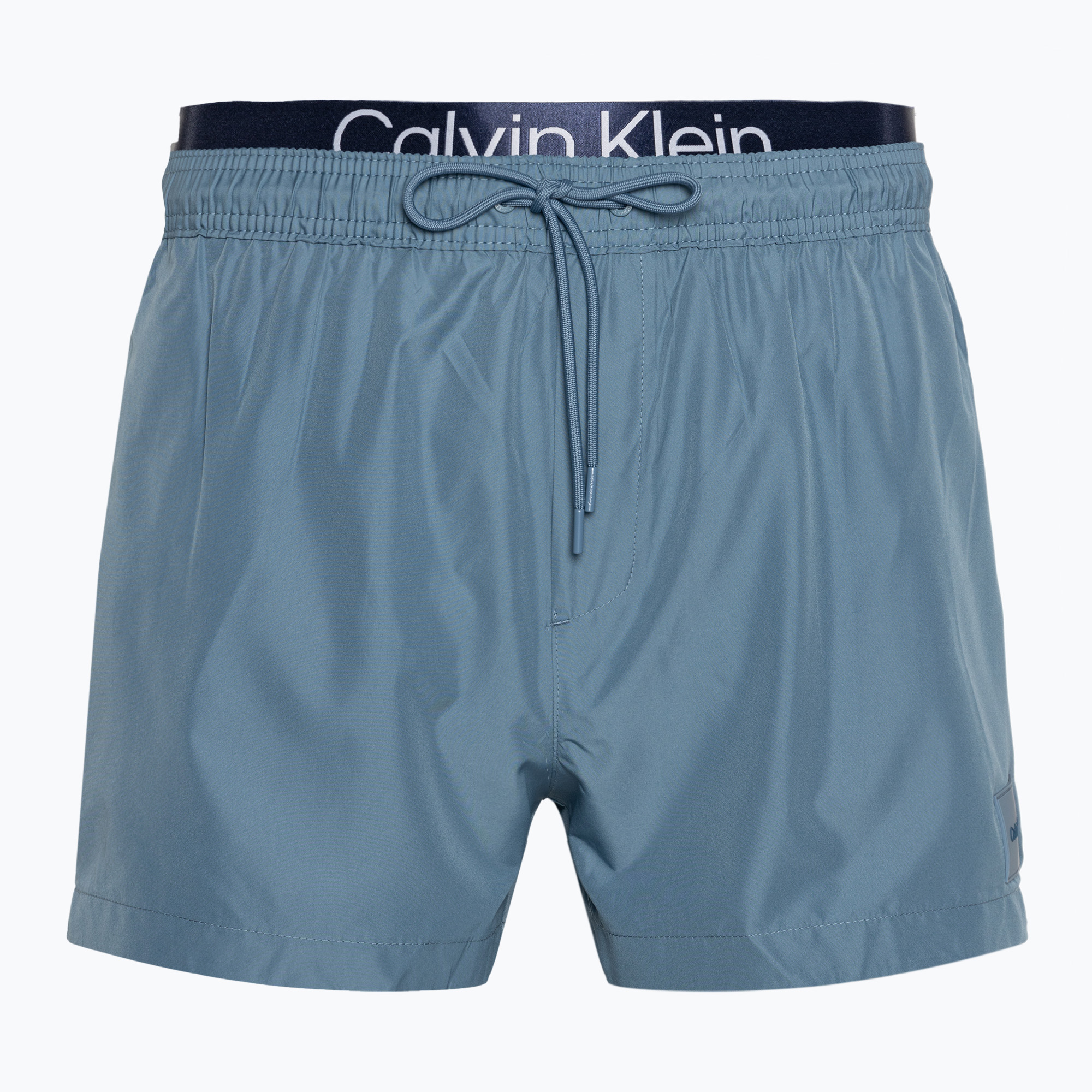 Szorty kąpielowe męskie Calvin Klein Short Double Waistband muted cerulean | WYSYŁKA W 24H | 30 DNI NA ZWROT