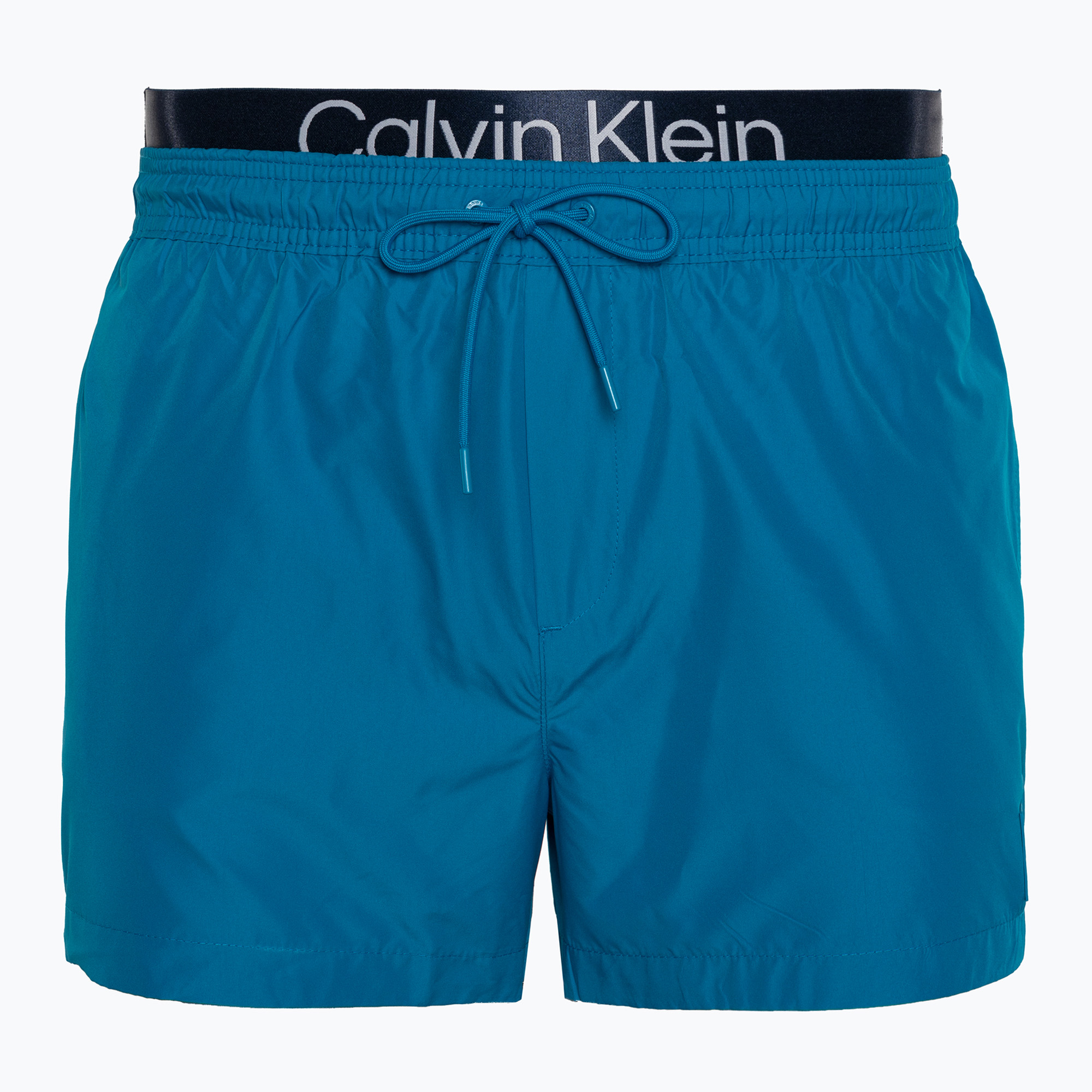 Szorty kąpielowe męskie Calvin Klein Short Double Waistband ocean hue | WYSYŁKA W 24H | 30 DNI NA ZWROT