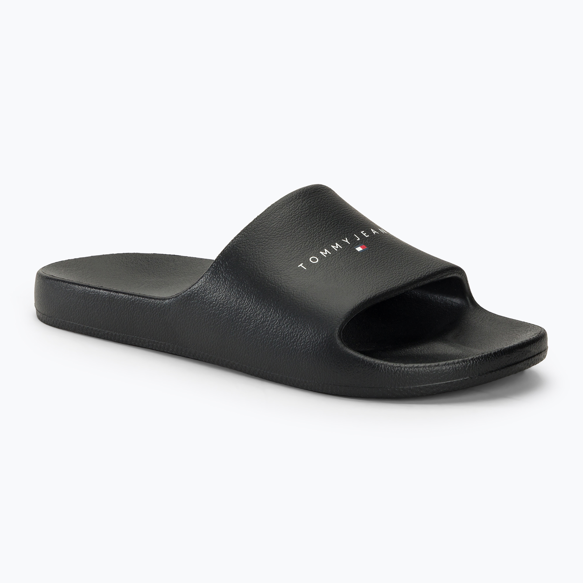 Klapki damskie Tommy Jeans Printed Pu Pool Slide black | WYSYŁKA W 24H | 30 DNI NA ZWROT